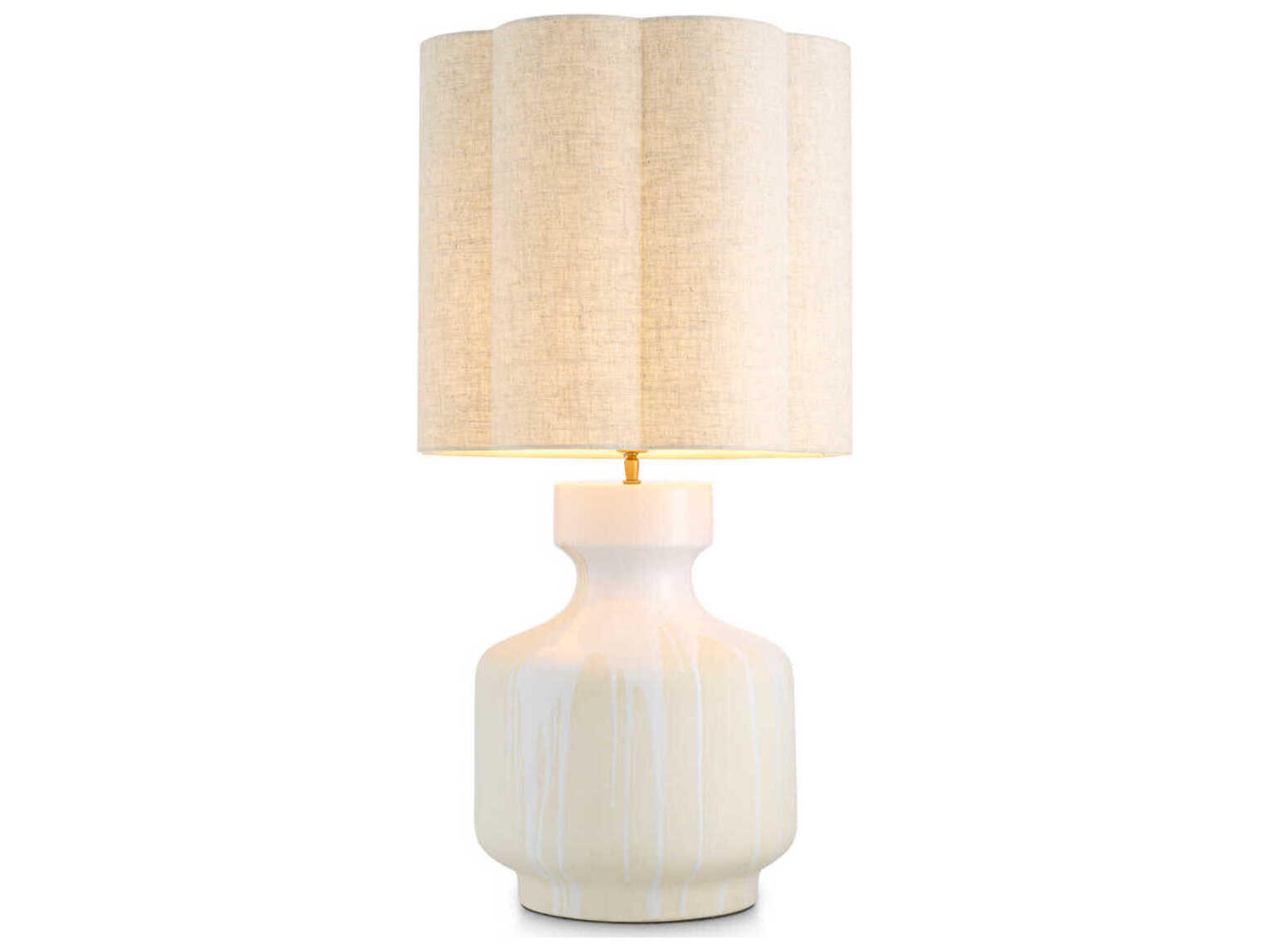 Lorena White Incl Shade Table Lamp