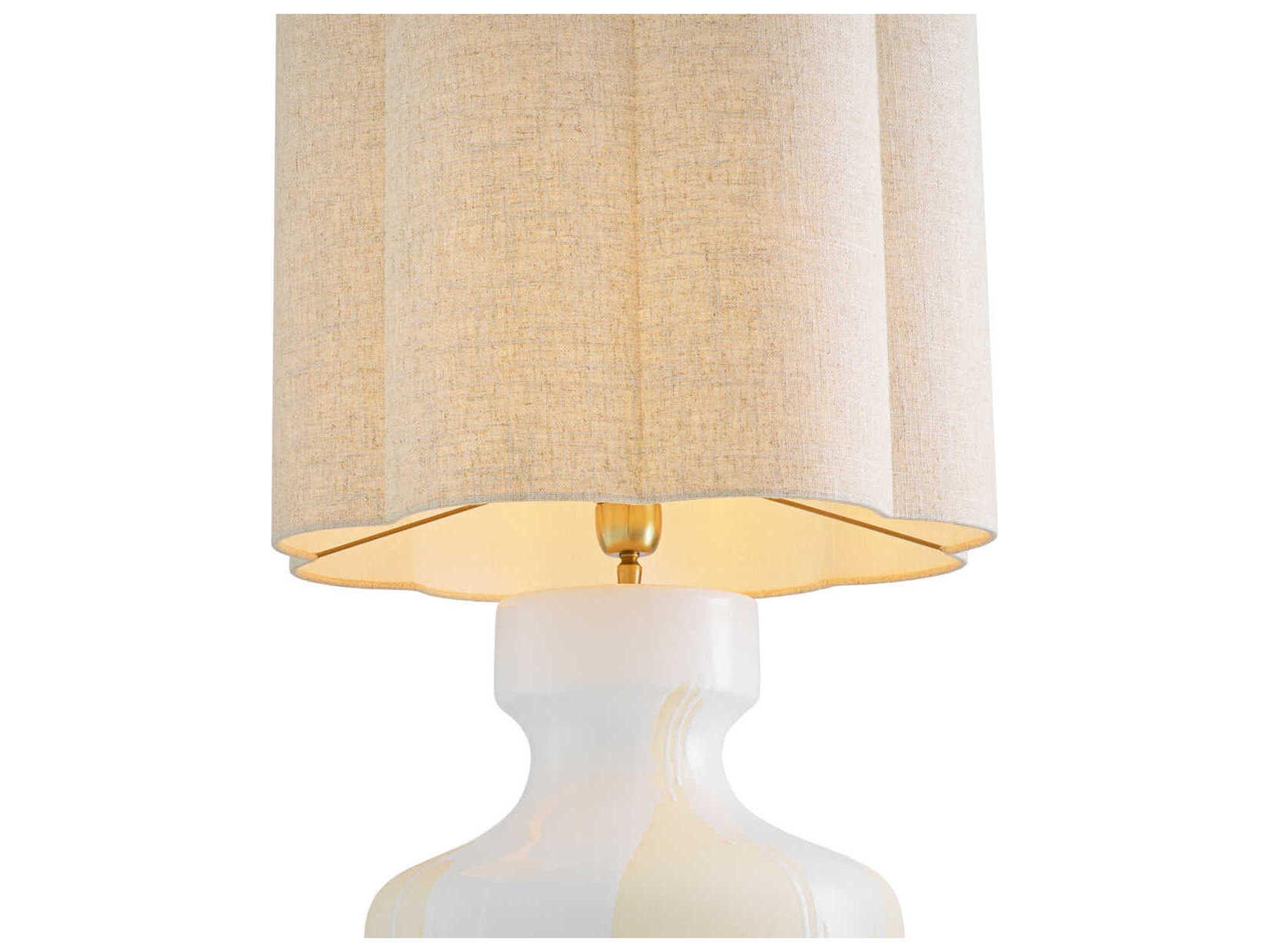 Eichholtz Lorena White Incl Shade Table Lamp