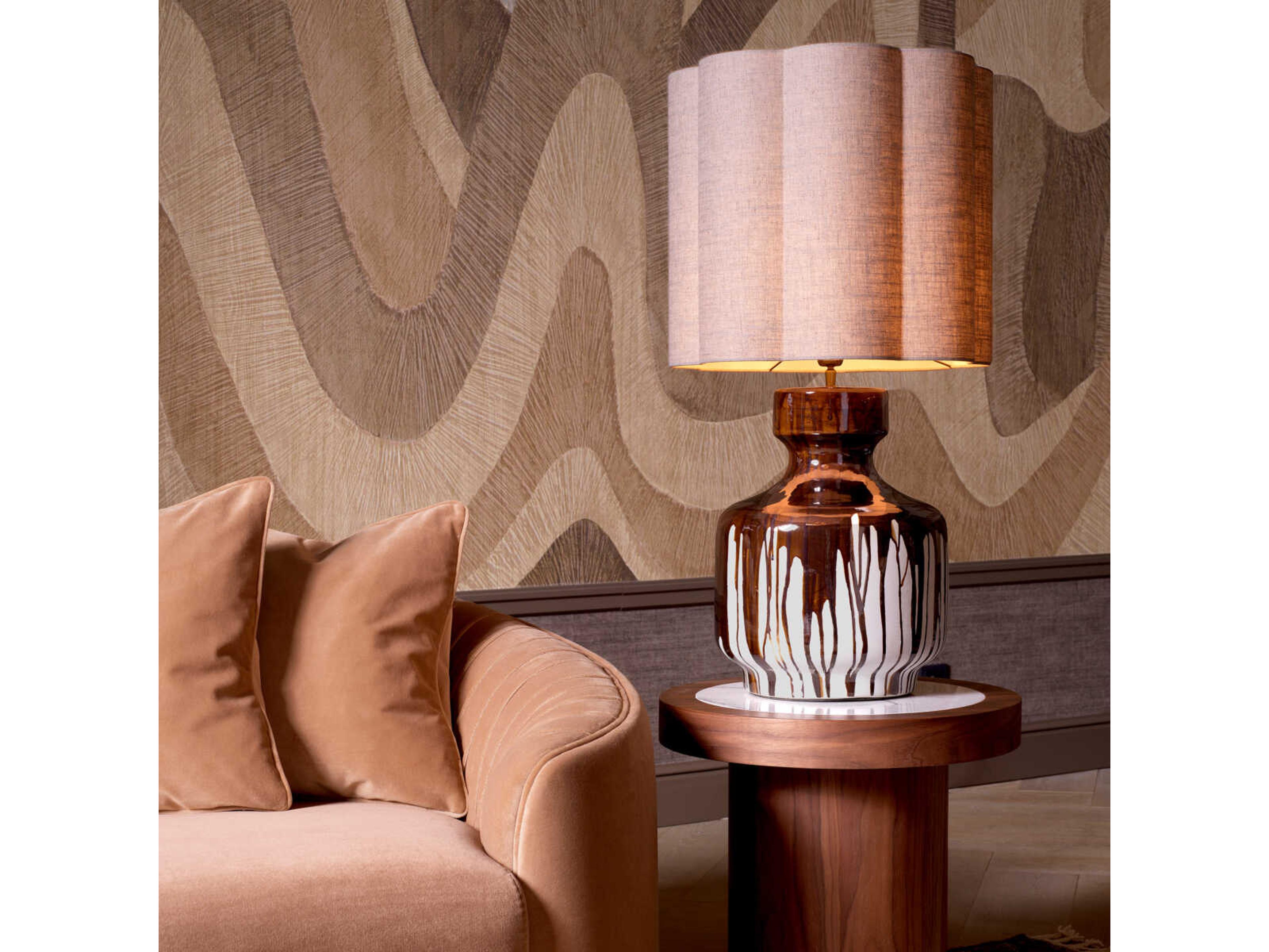Eichholtz Lorena Brown Incl Shade Table Lamp