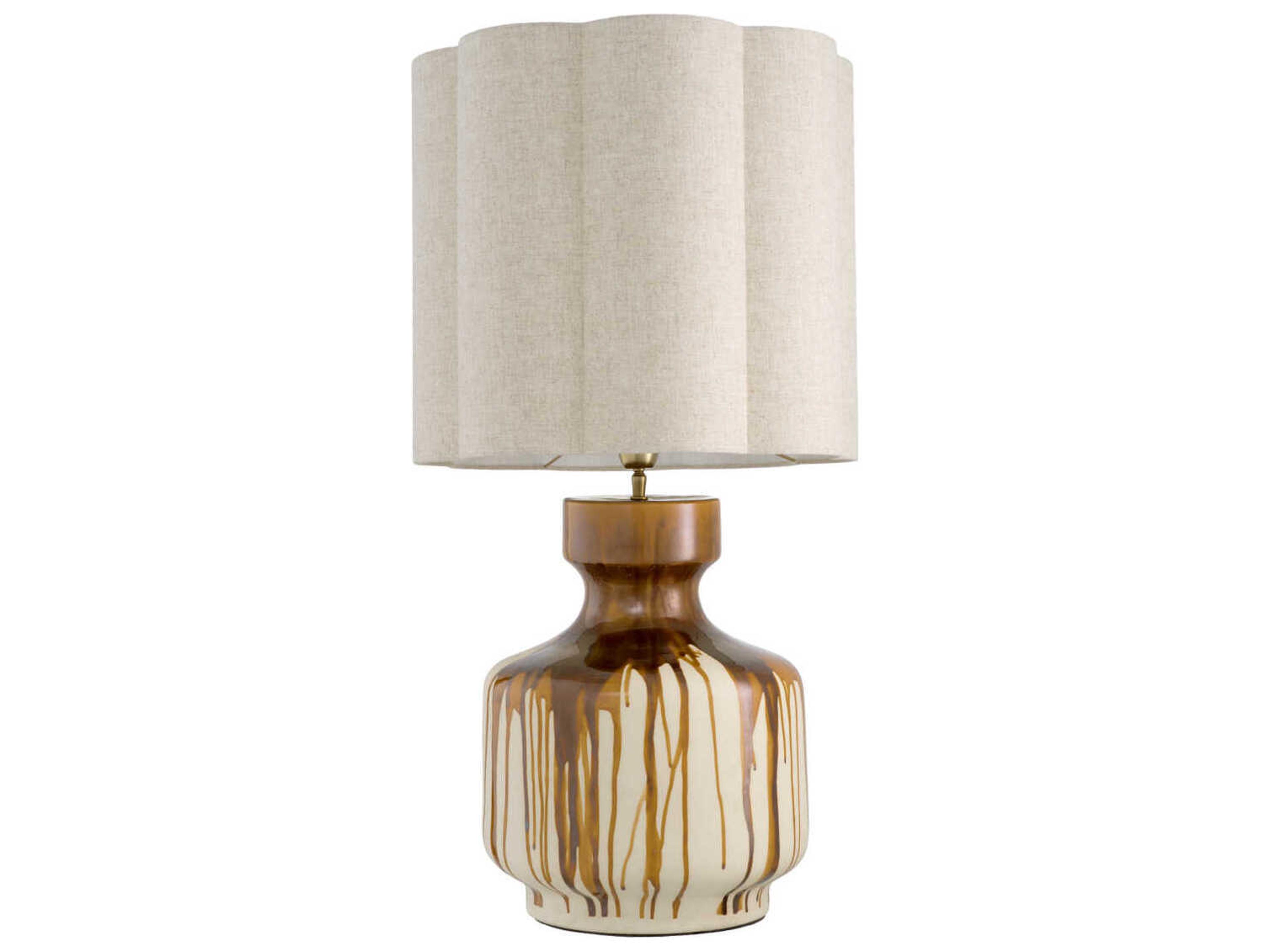 Eichholtz Lorena Brown Incl Shade Table Lamp