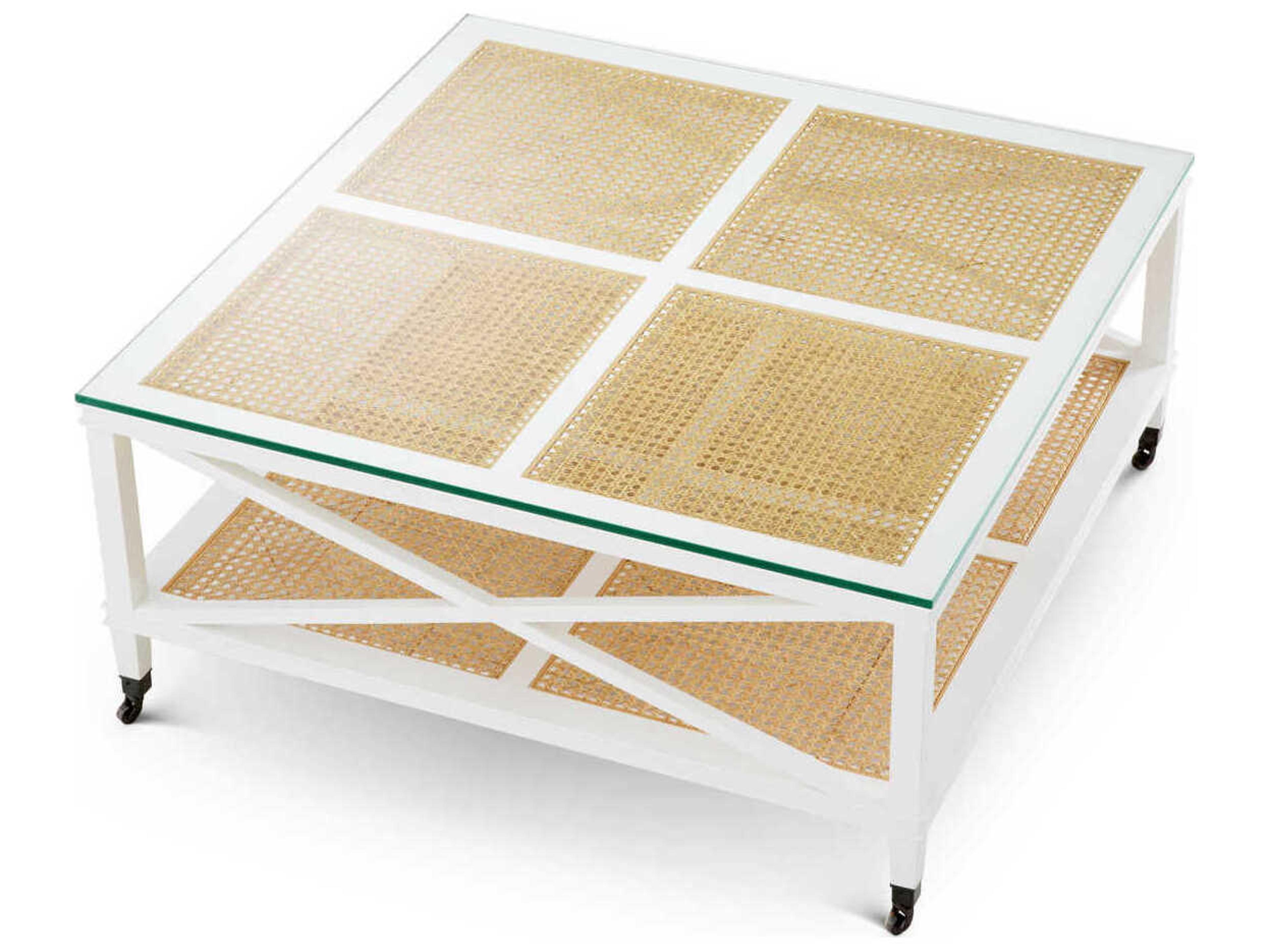 Eichholtz Bahamas Piano White Coffee Table