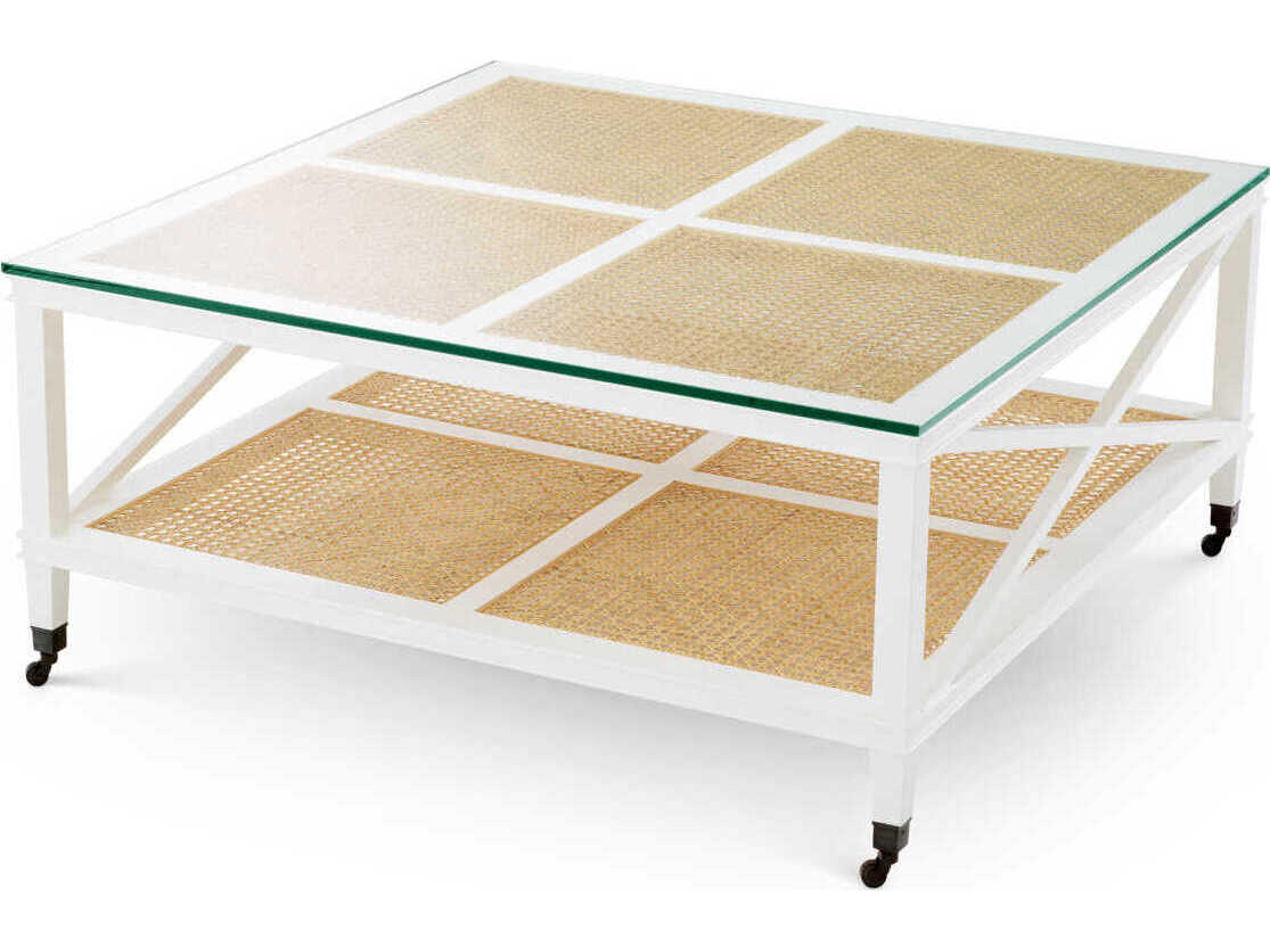 Eichholtz Bahamas Piano White Coffee Table