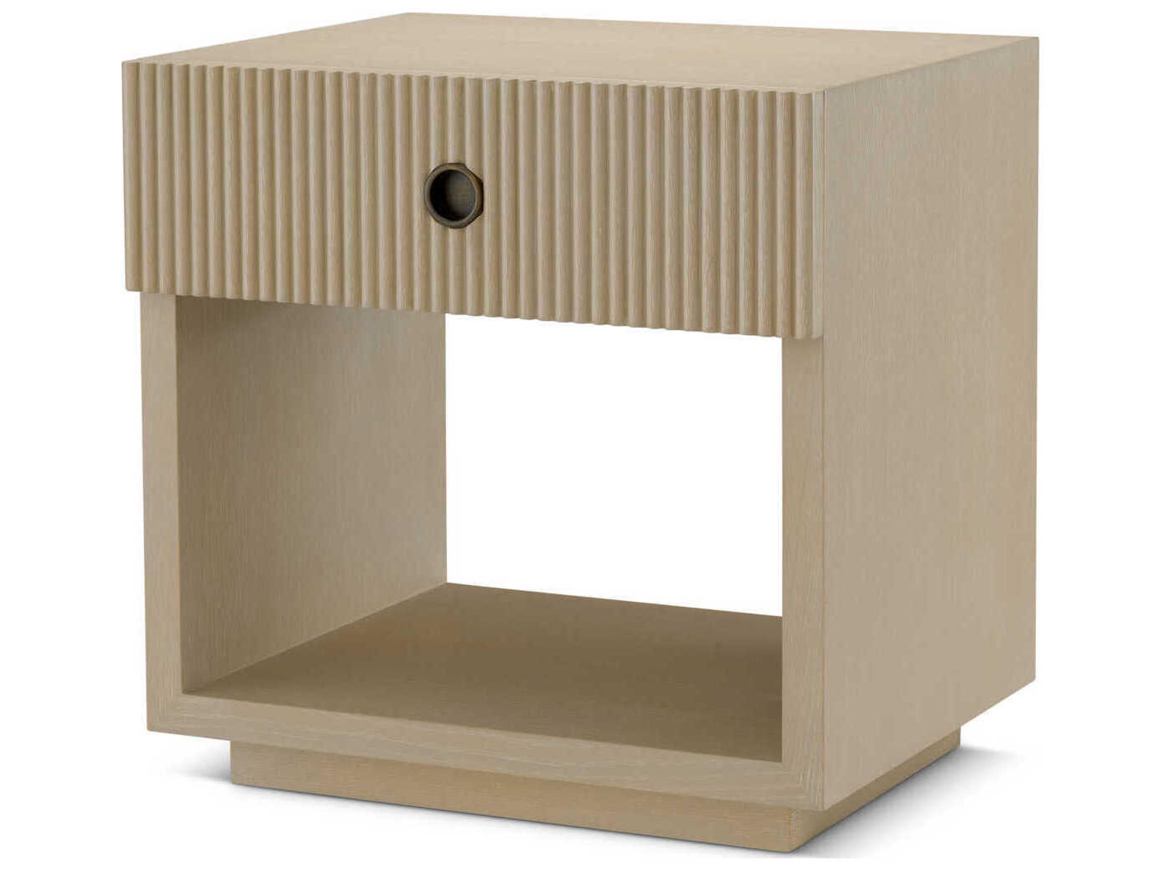 Dimitrios Washed Oak Veneer Nightstand