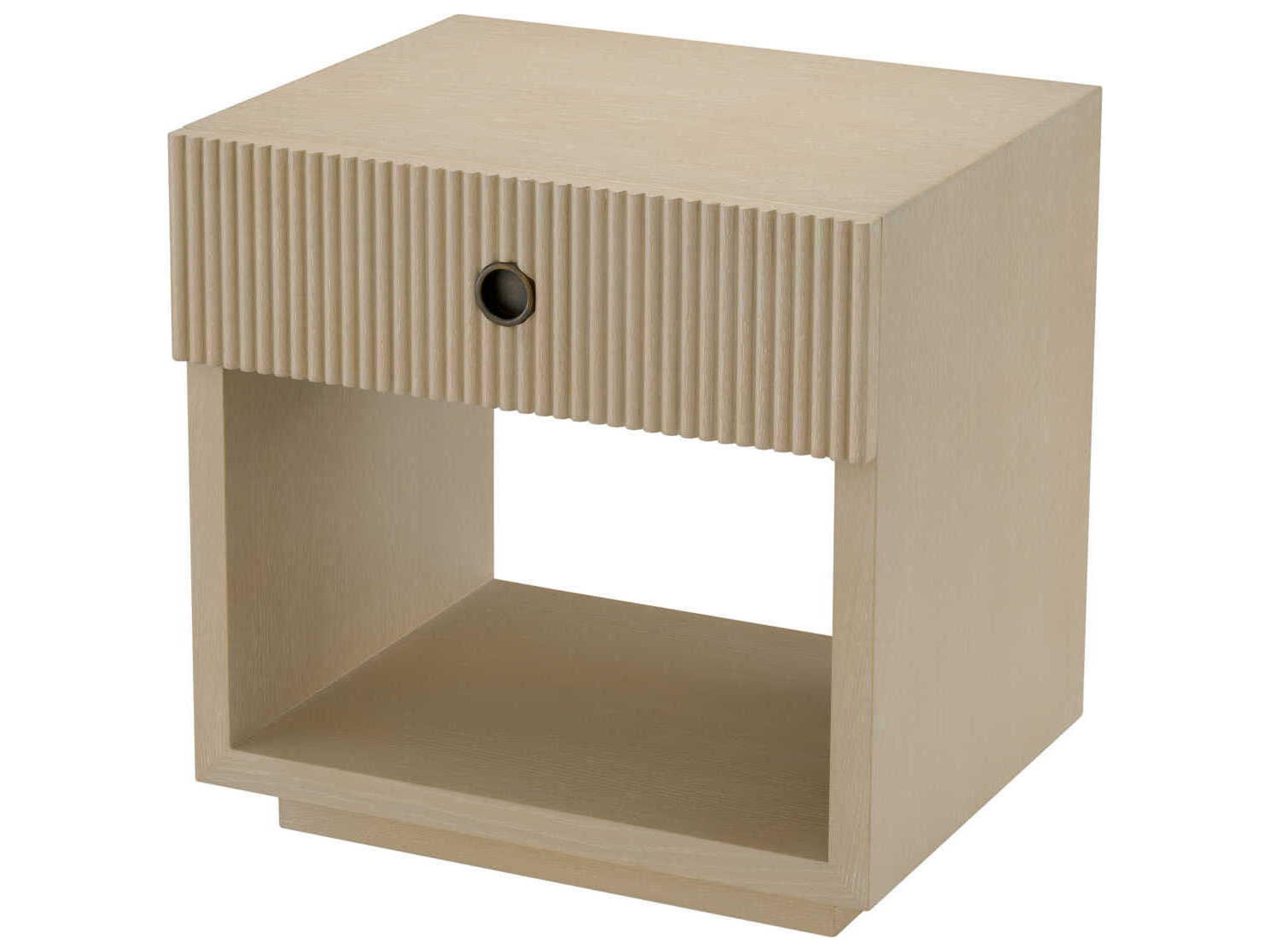 Eichholtz Dimitrios Washed Oak Veneer Nightstand