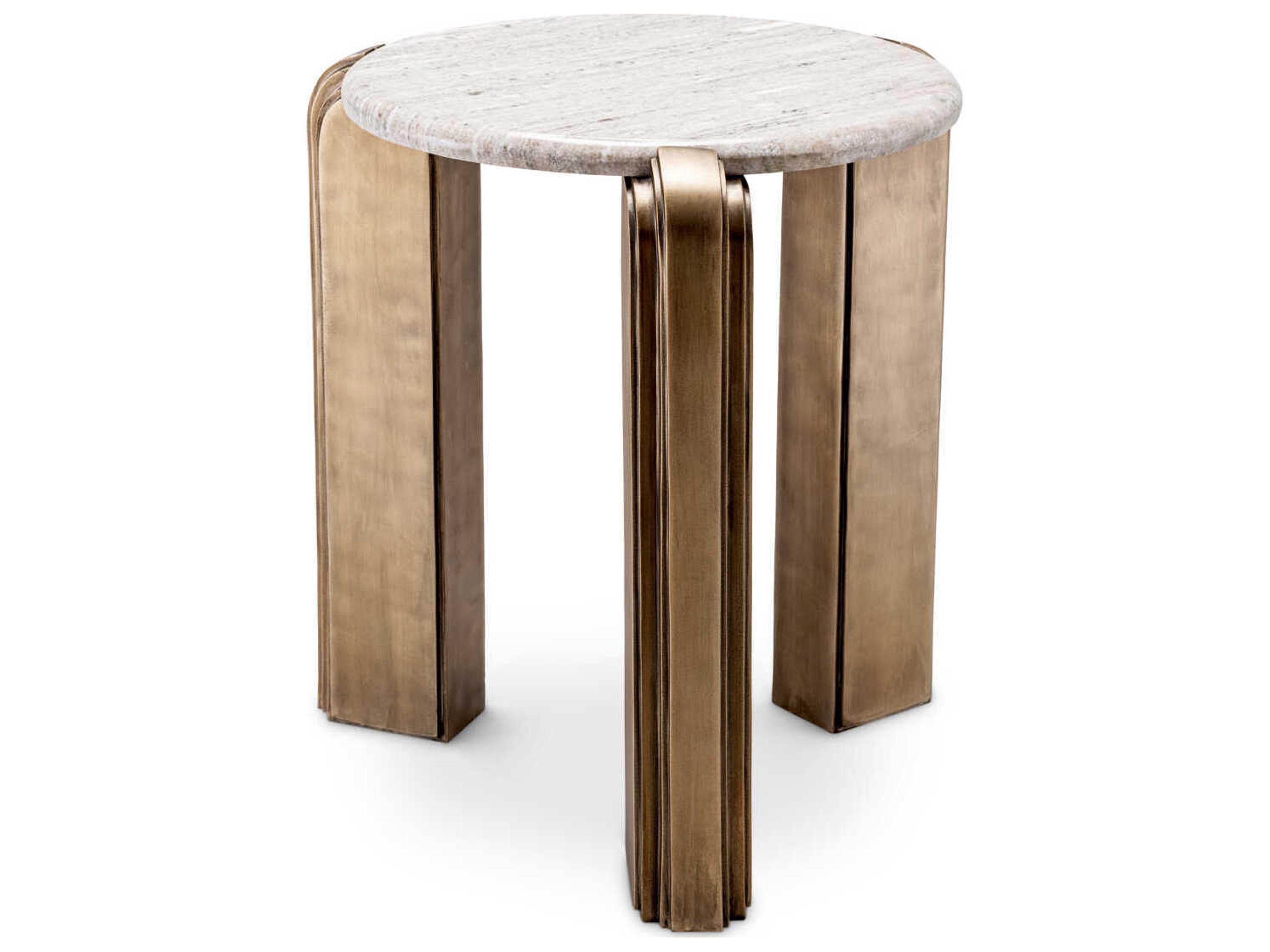 Eichholtz Albion Antique Brass Side Table