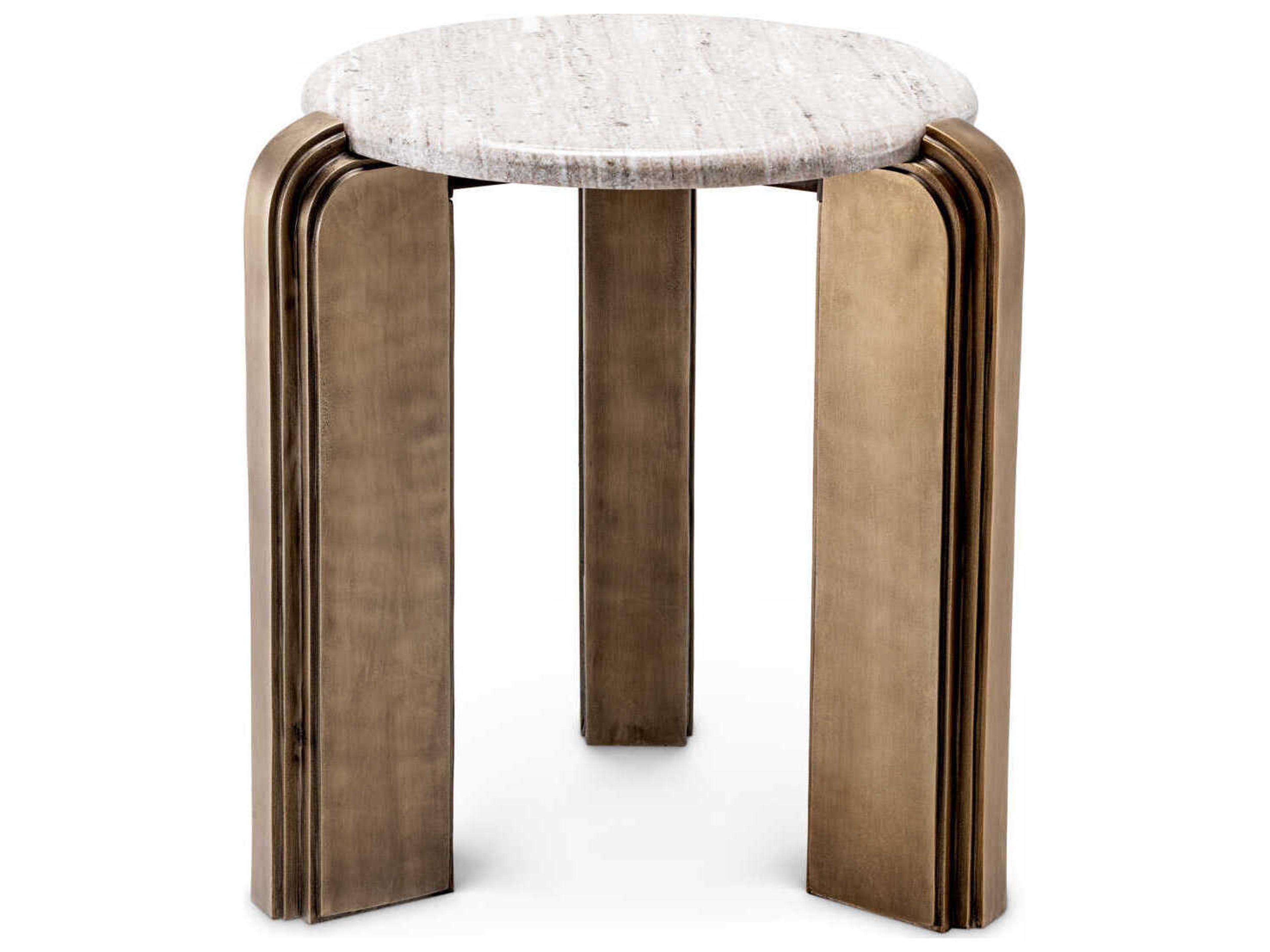 Eichholtz Albion Antique Brass Side Table