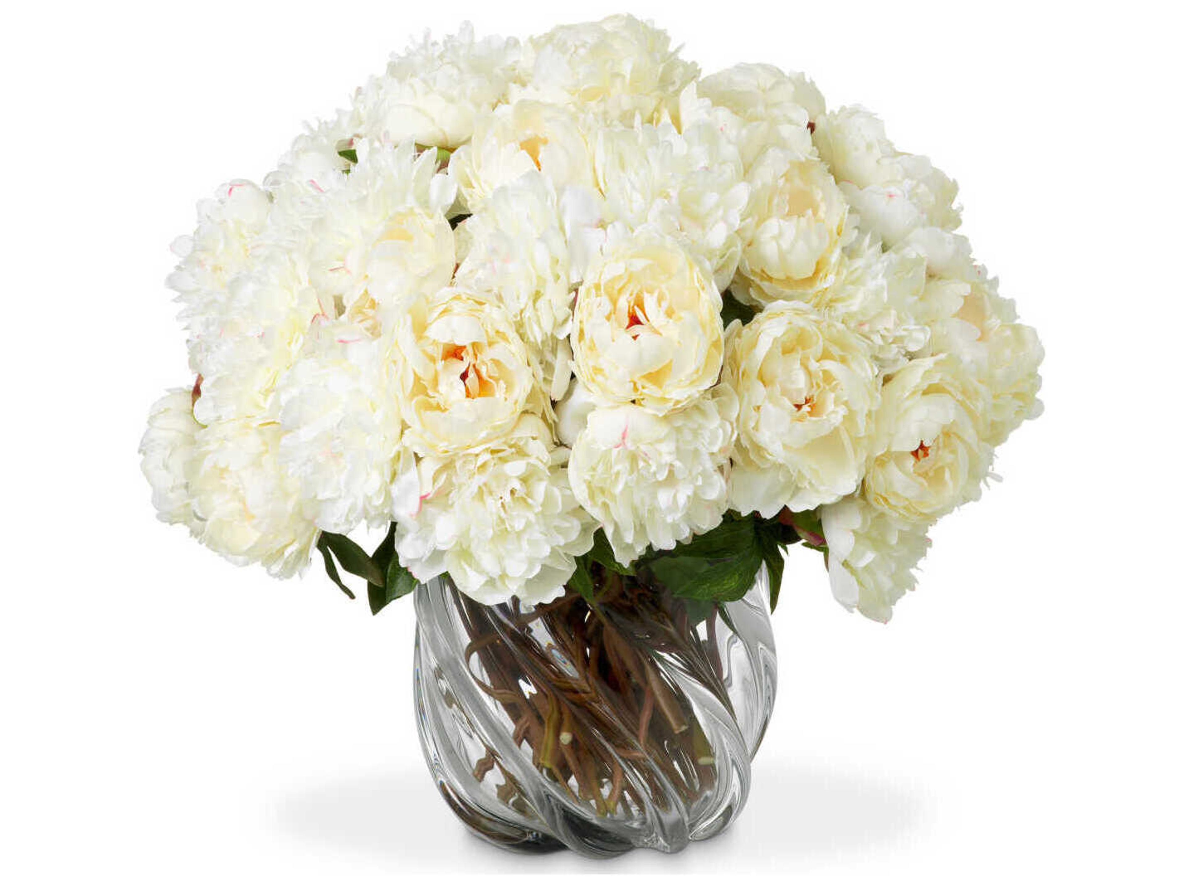 Peonies Of White Tones Real Touch Pcs/2 Varieties Bouquet
