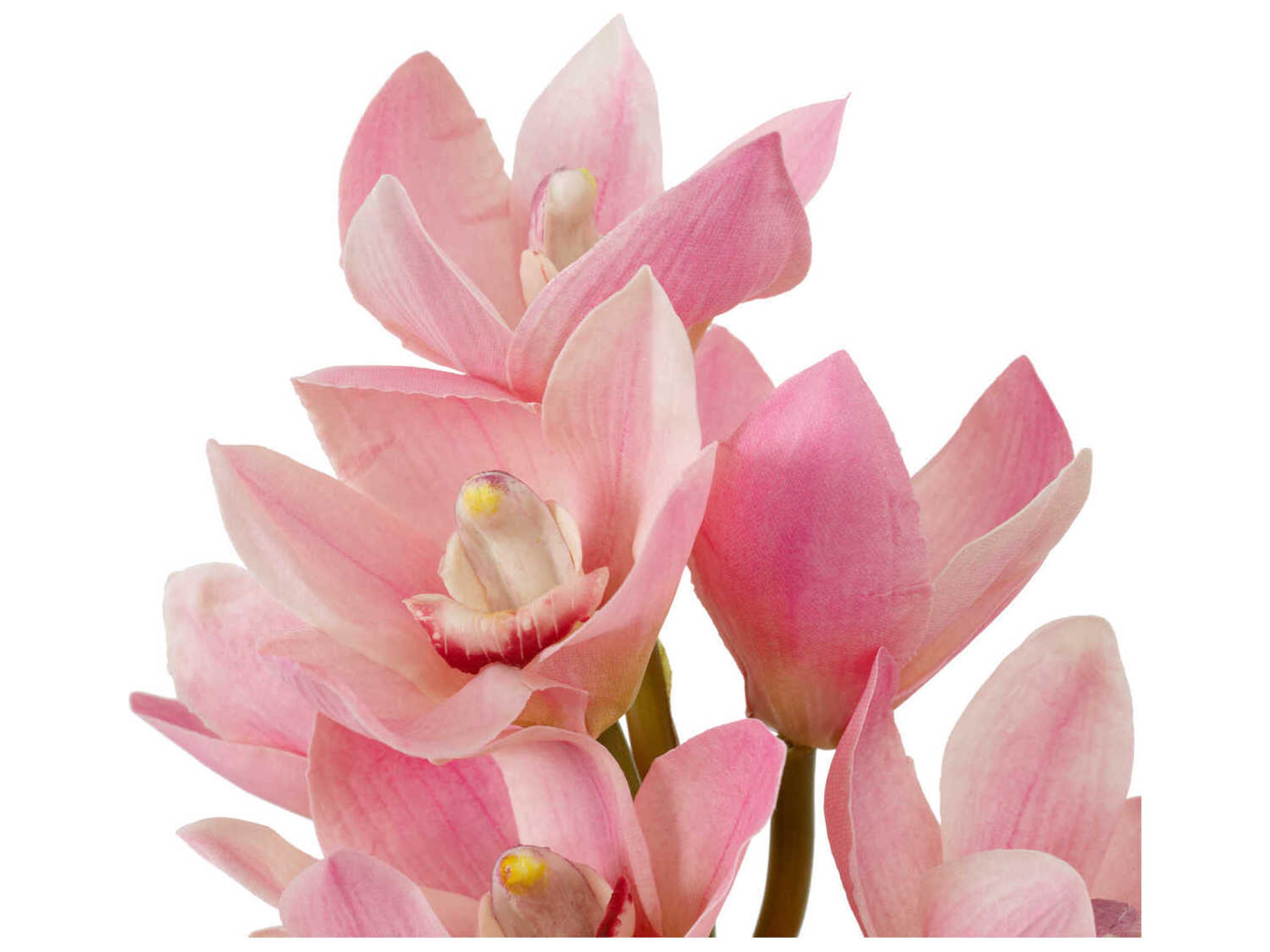 Eichholtz Cymbidium Orchids Of Pink And Peach Tones Real Touch Pcs/2Varieties Bouquet