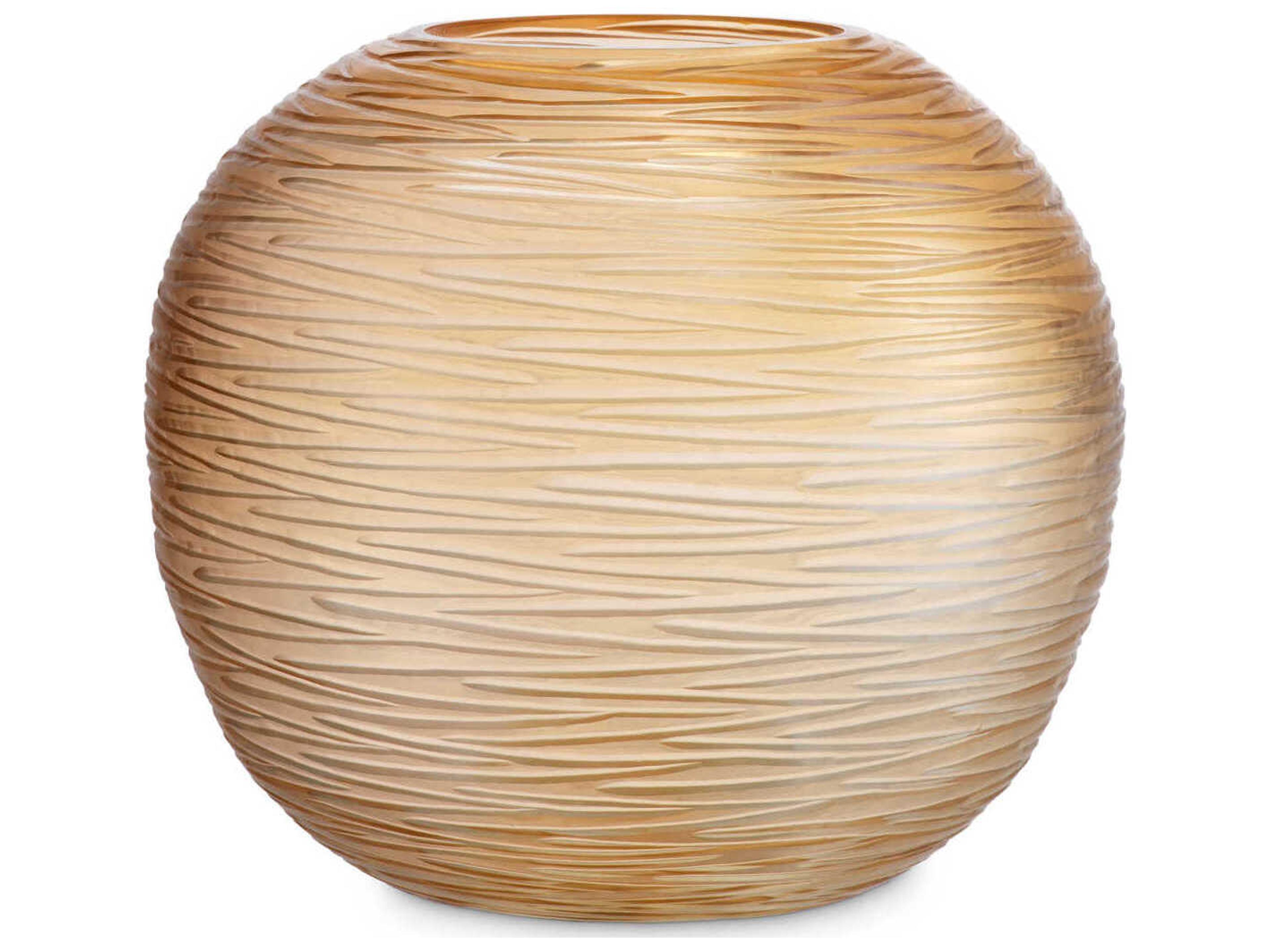 Alessio S Peach Glass Vase