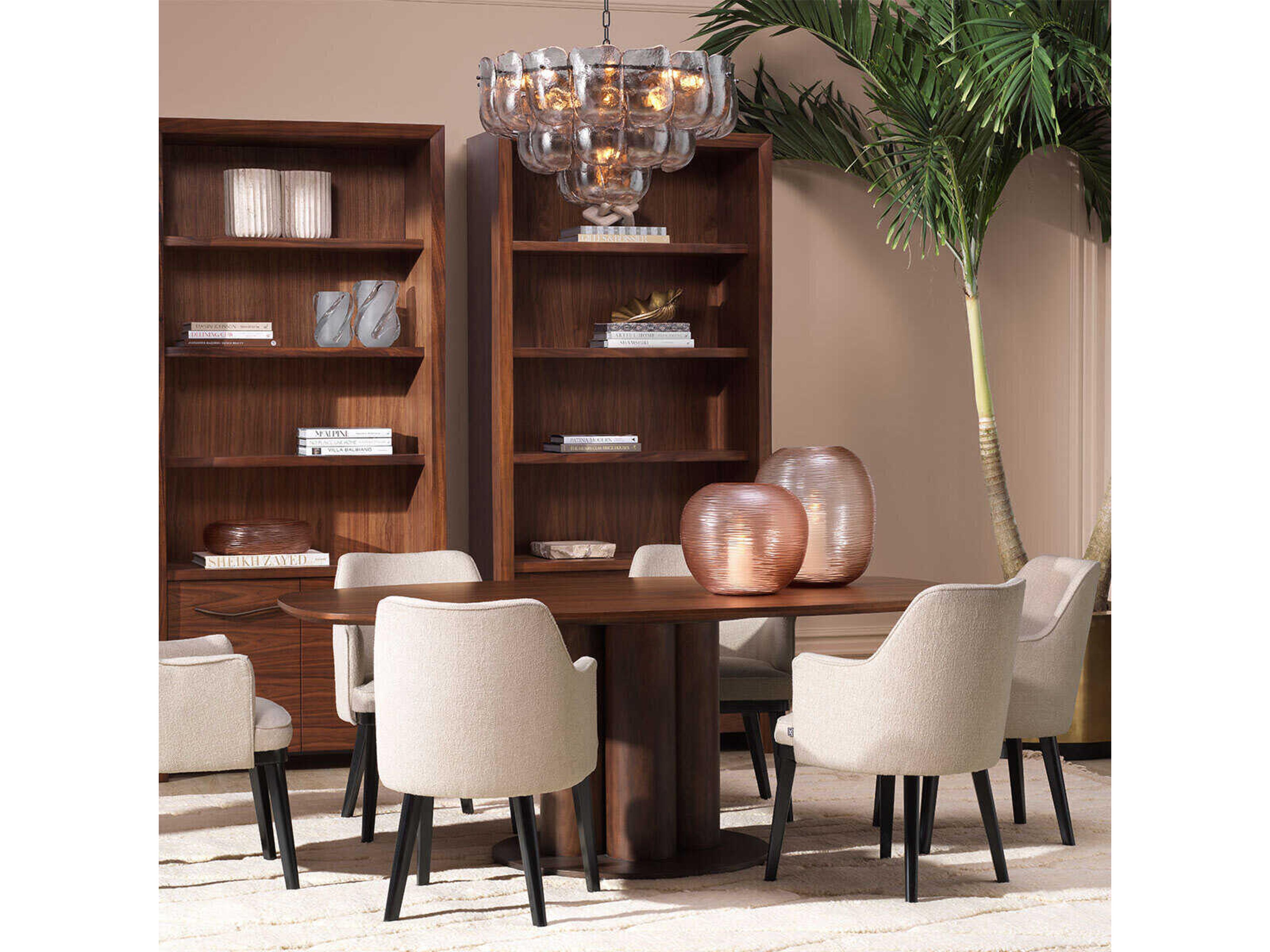 Eichholtz Alessio S Peach Glass Vase