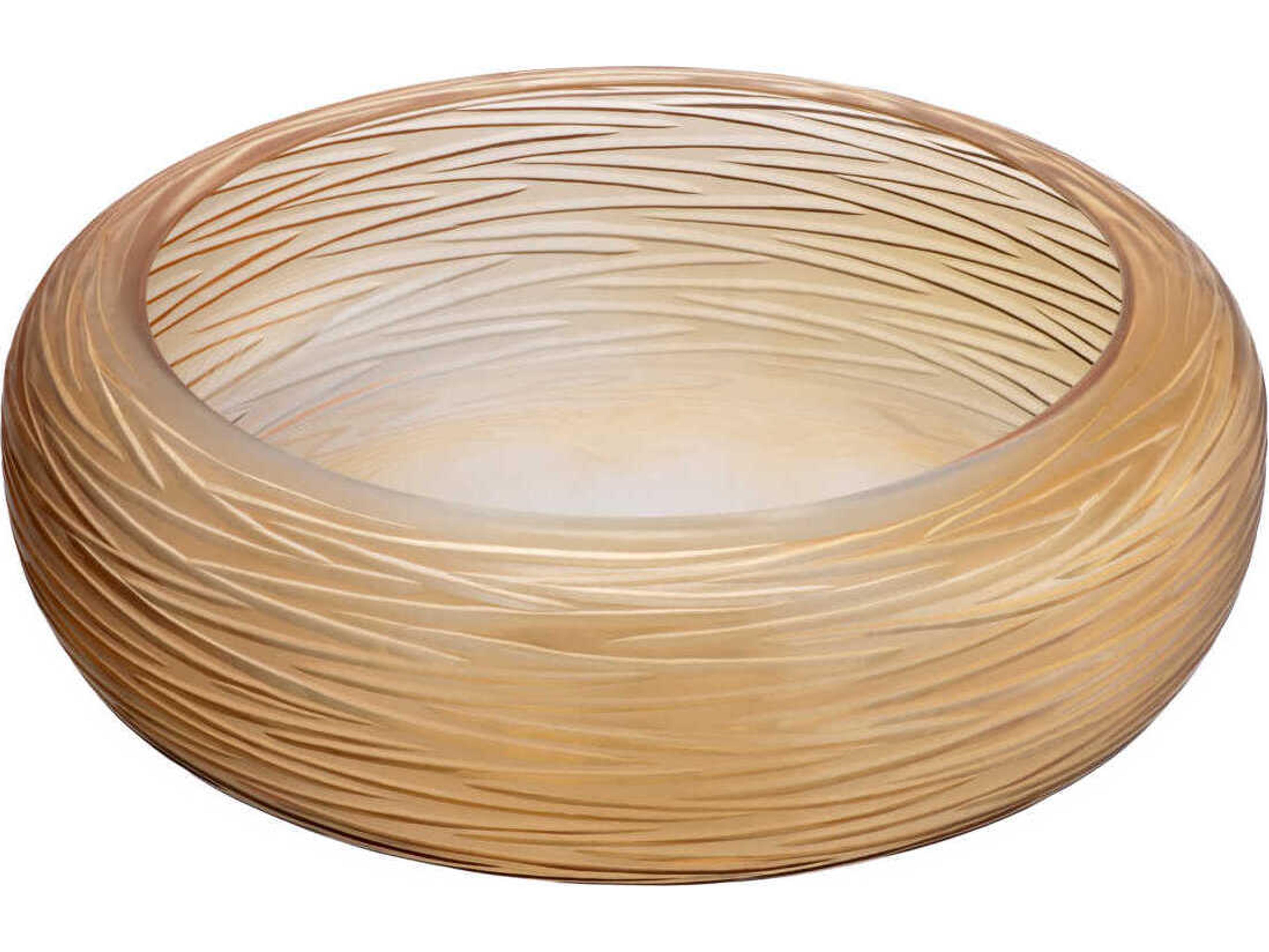 Eichholtz Alessio Peach Glass Bowl