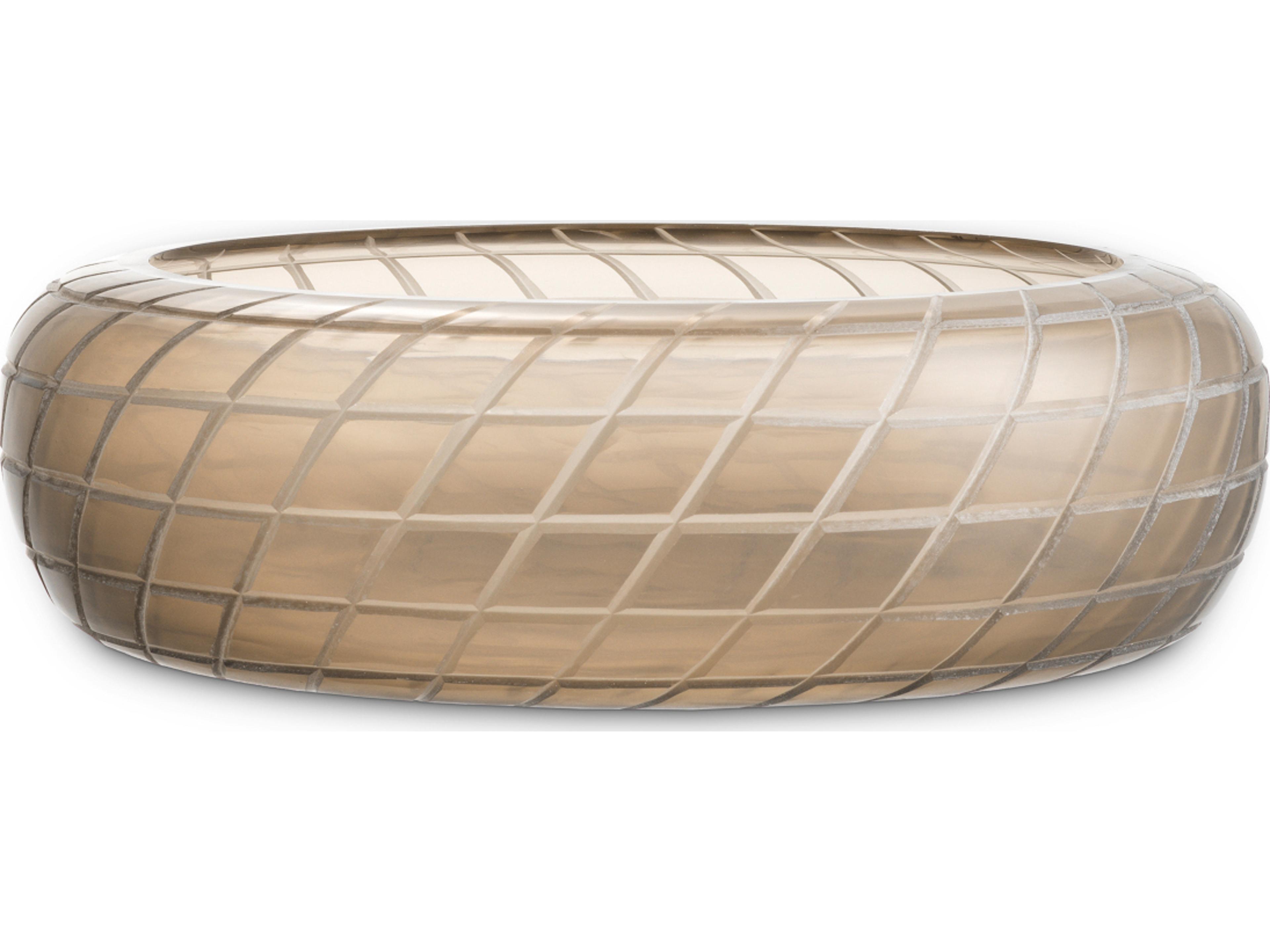 Recycled Sand Glass X Handblown Decorative Plate