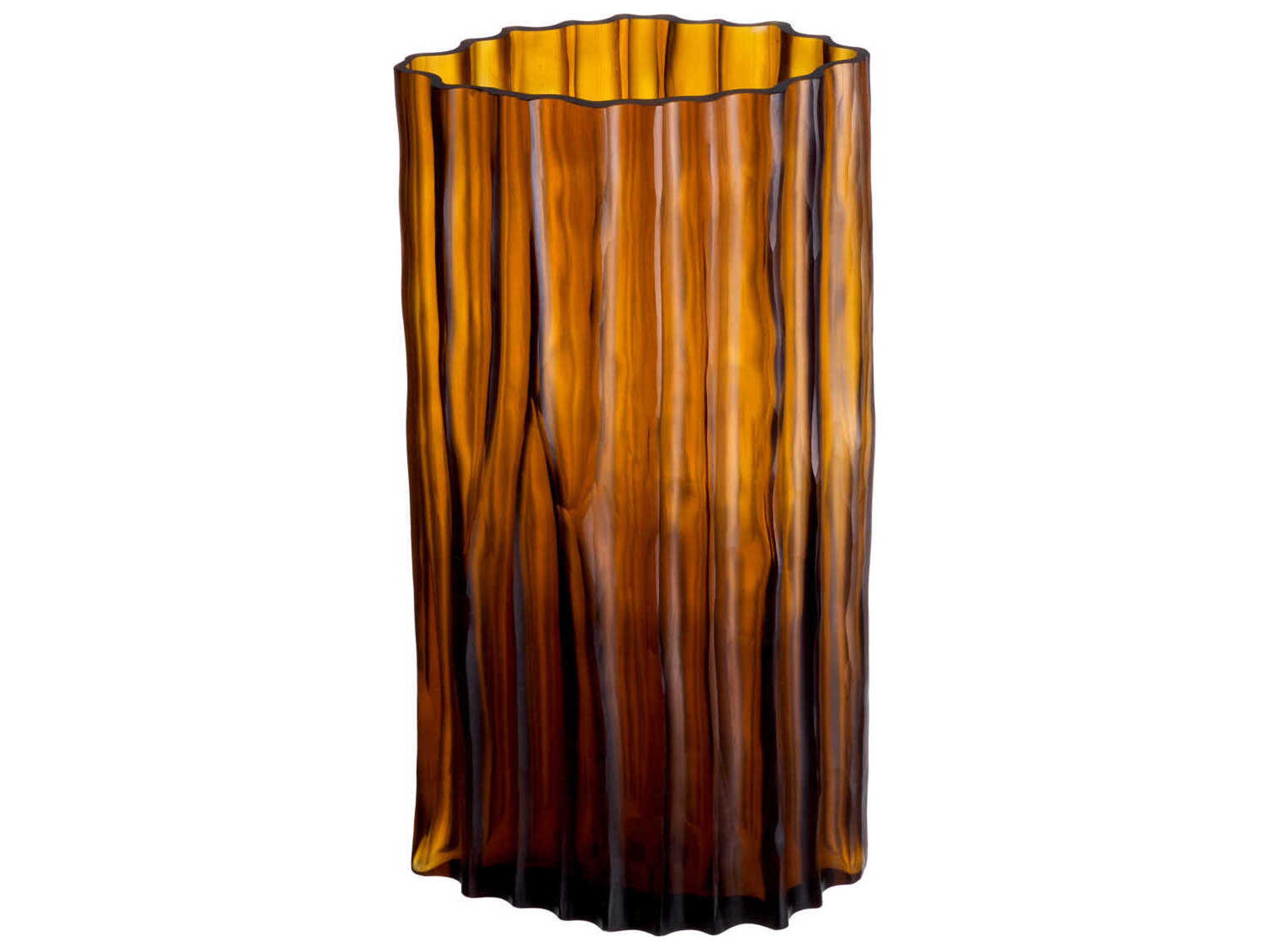 Eichholtz Vivente L Amber Glass Vase