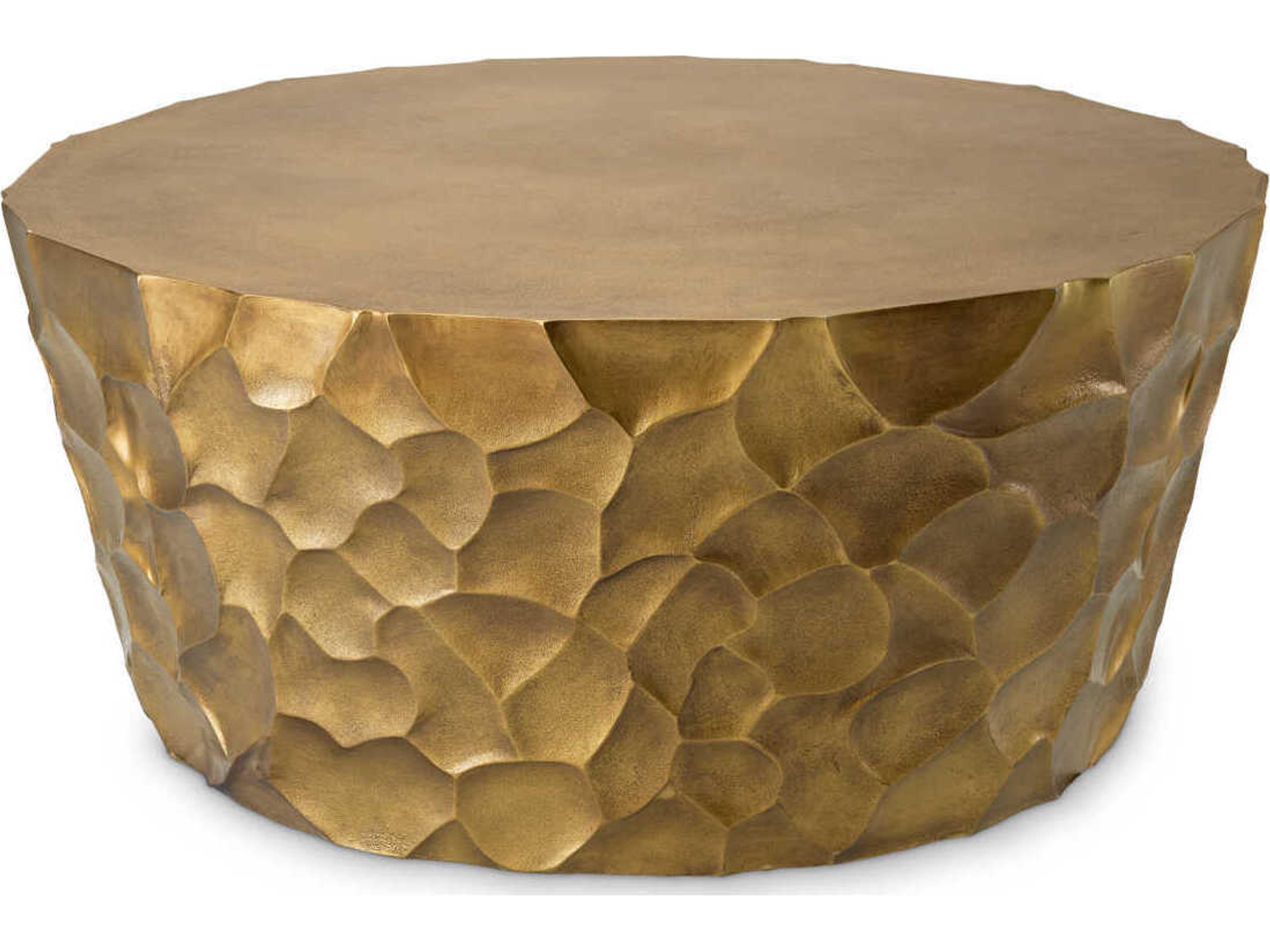 Fiorentino Vintage Brass Coffee Table