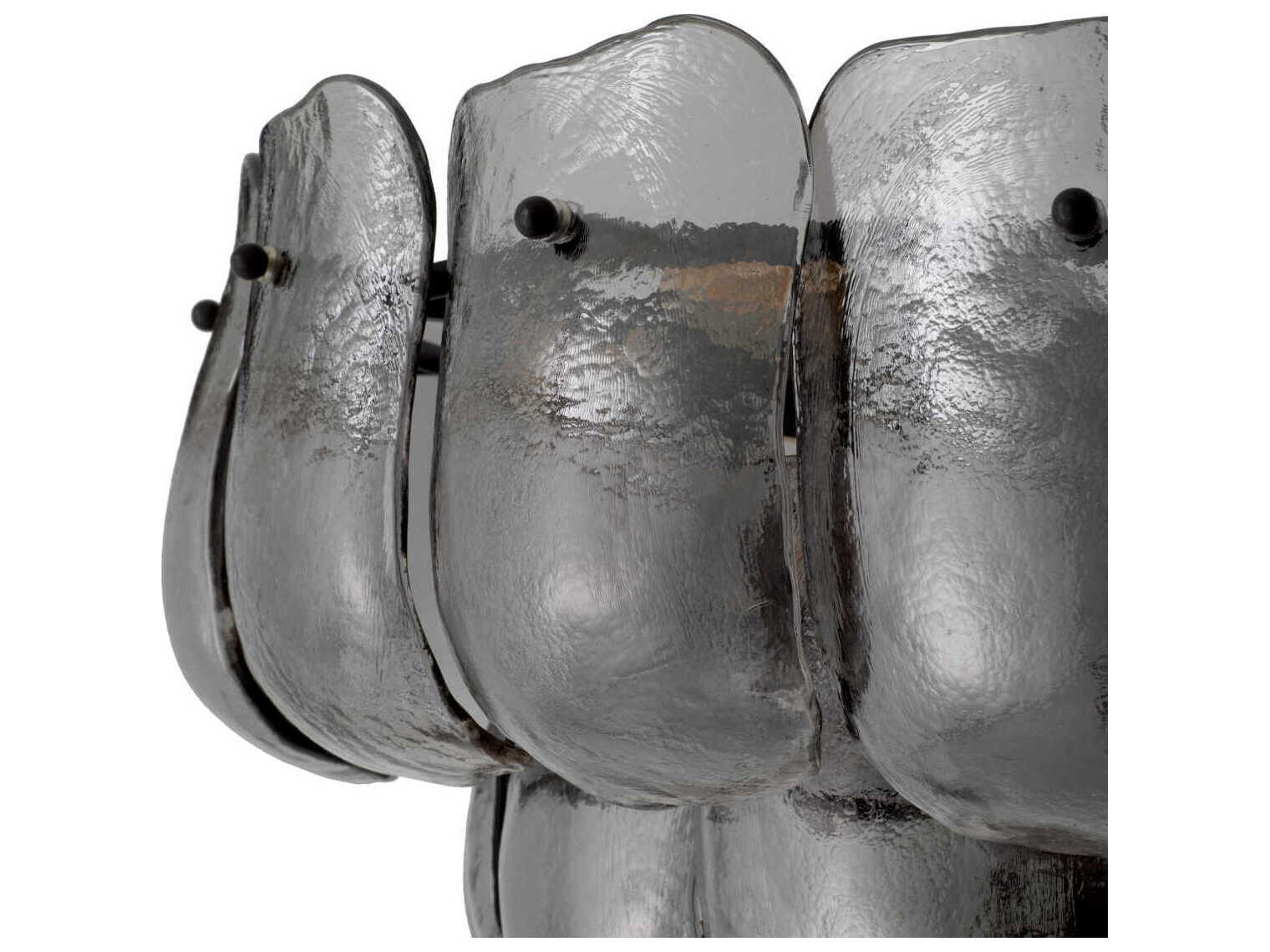 Eichholtz Gustave Smoke Glass Chandelier