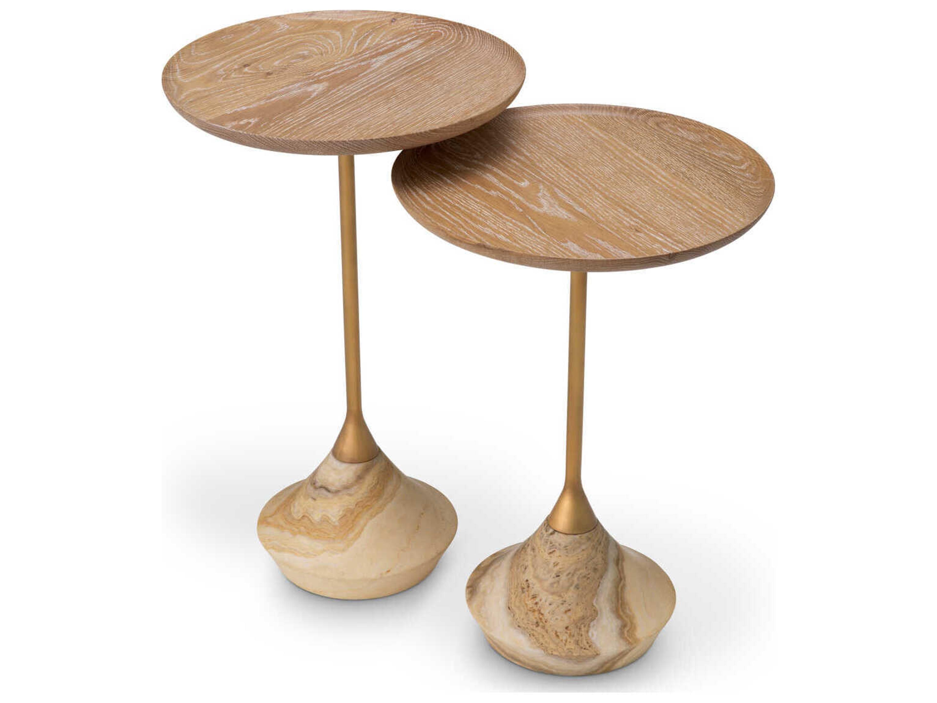 Eichholtz Puglia Onyx Set of 2 Side Table