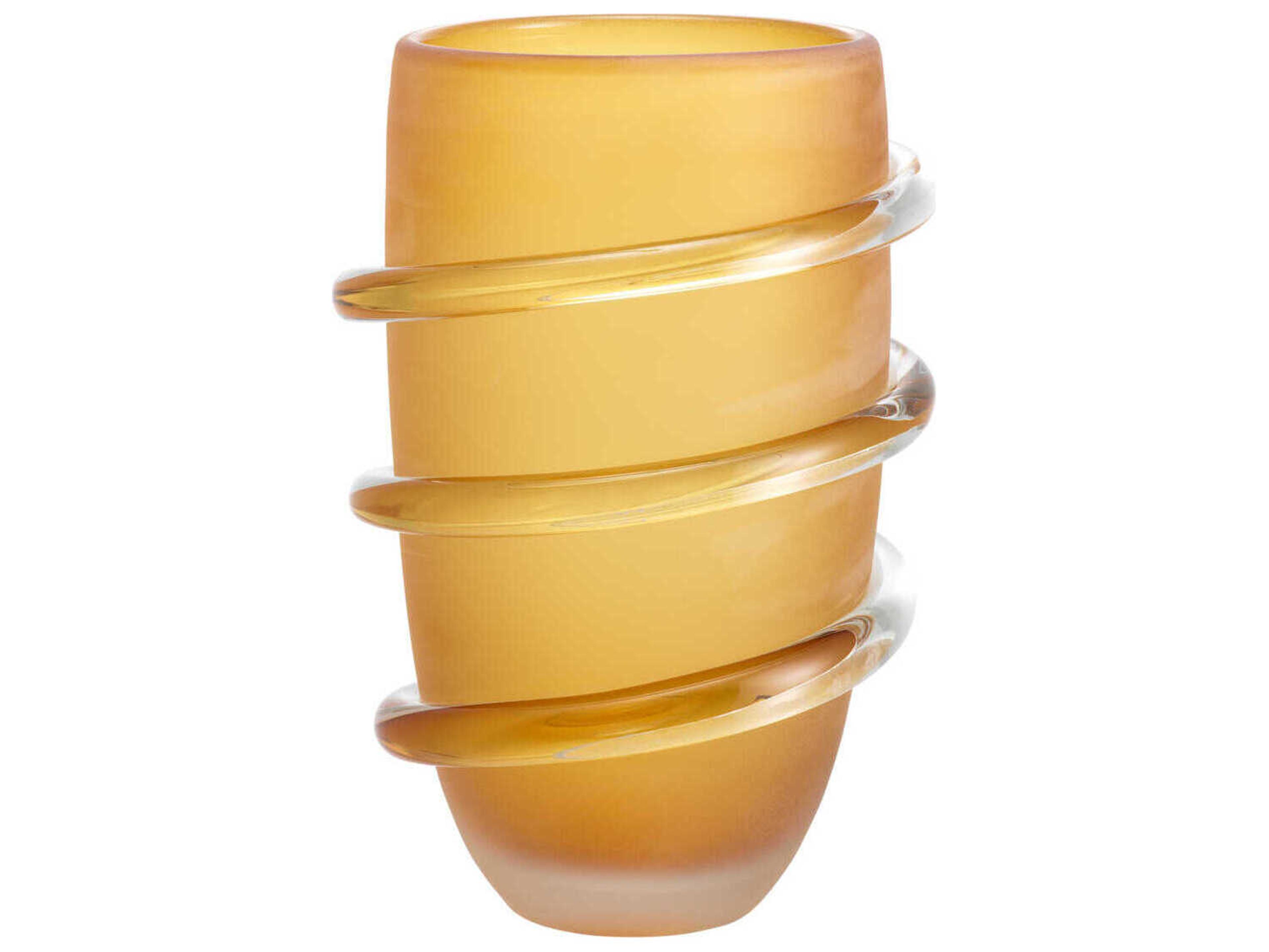 Eichholtz Eliano L Frosted Amber Vase