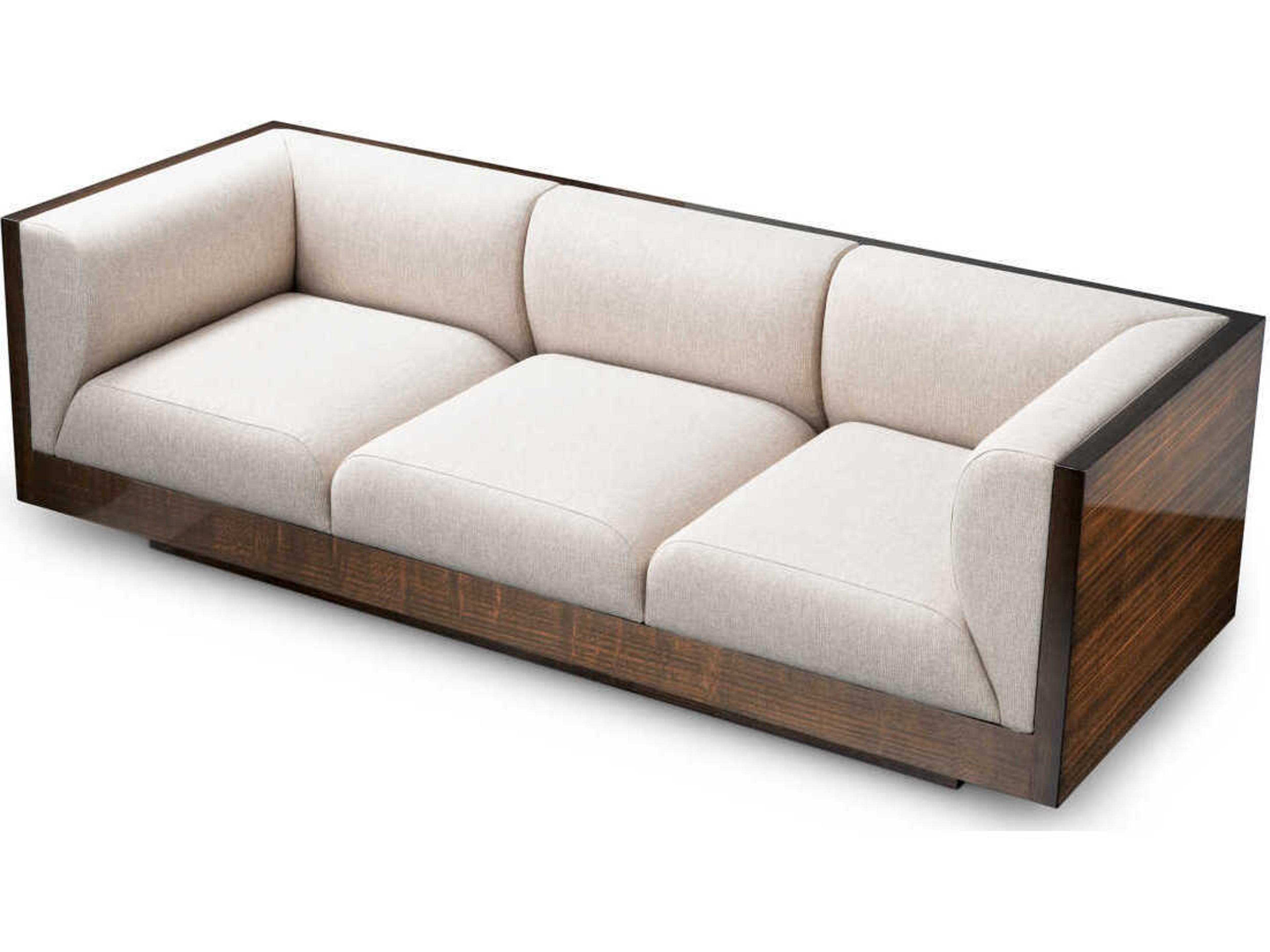 Eichholtz Sebastian Eucalyptus Veneer Loki Natural Sofa