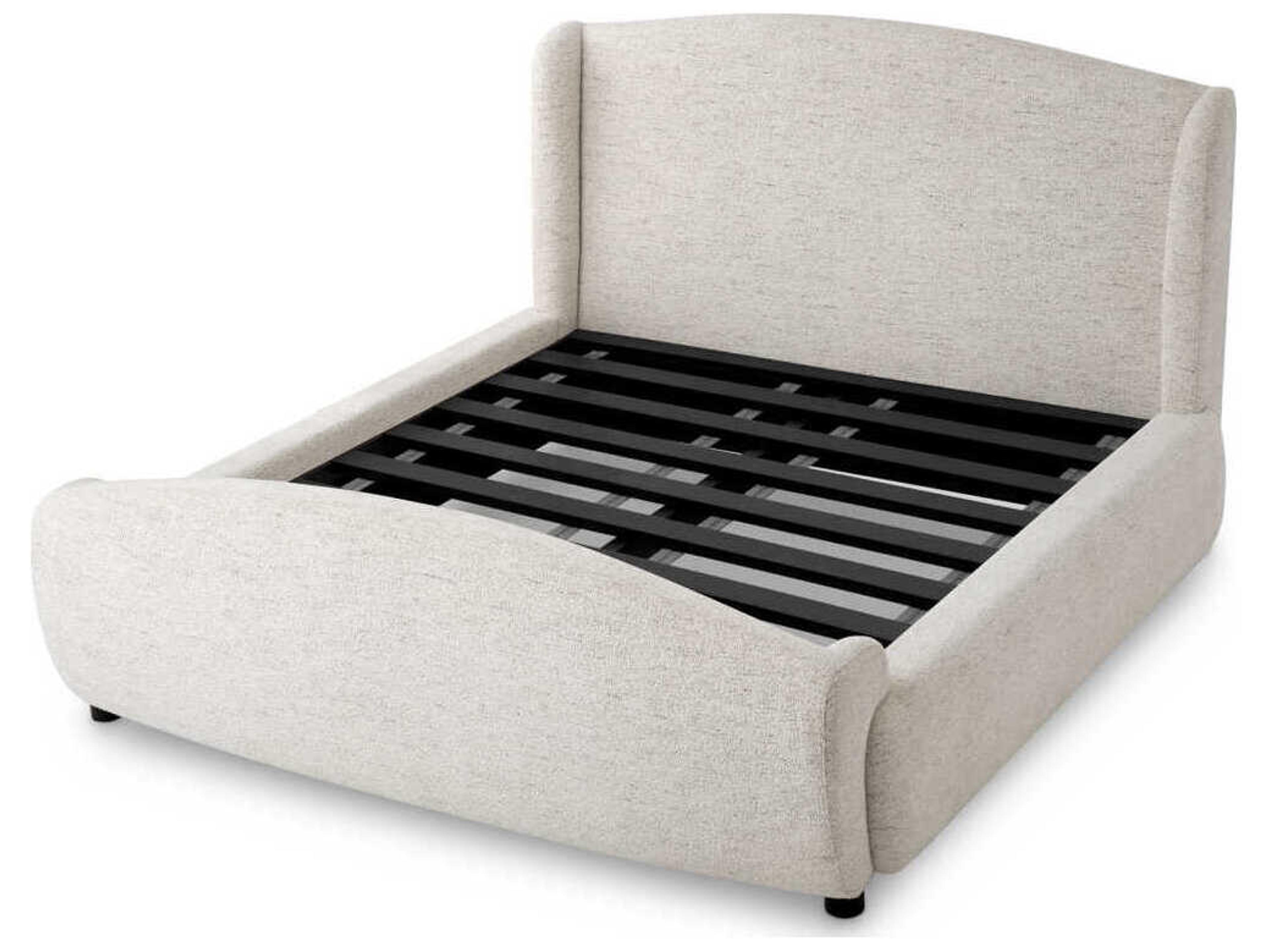 Eichholtz Mellory Queen Size Seashell Off-White Bed Frame