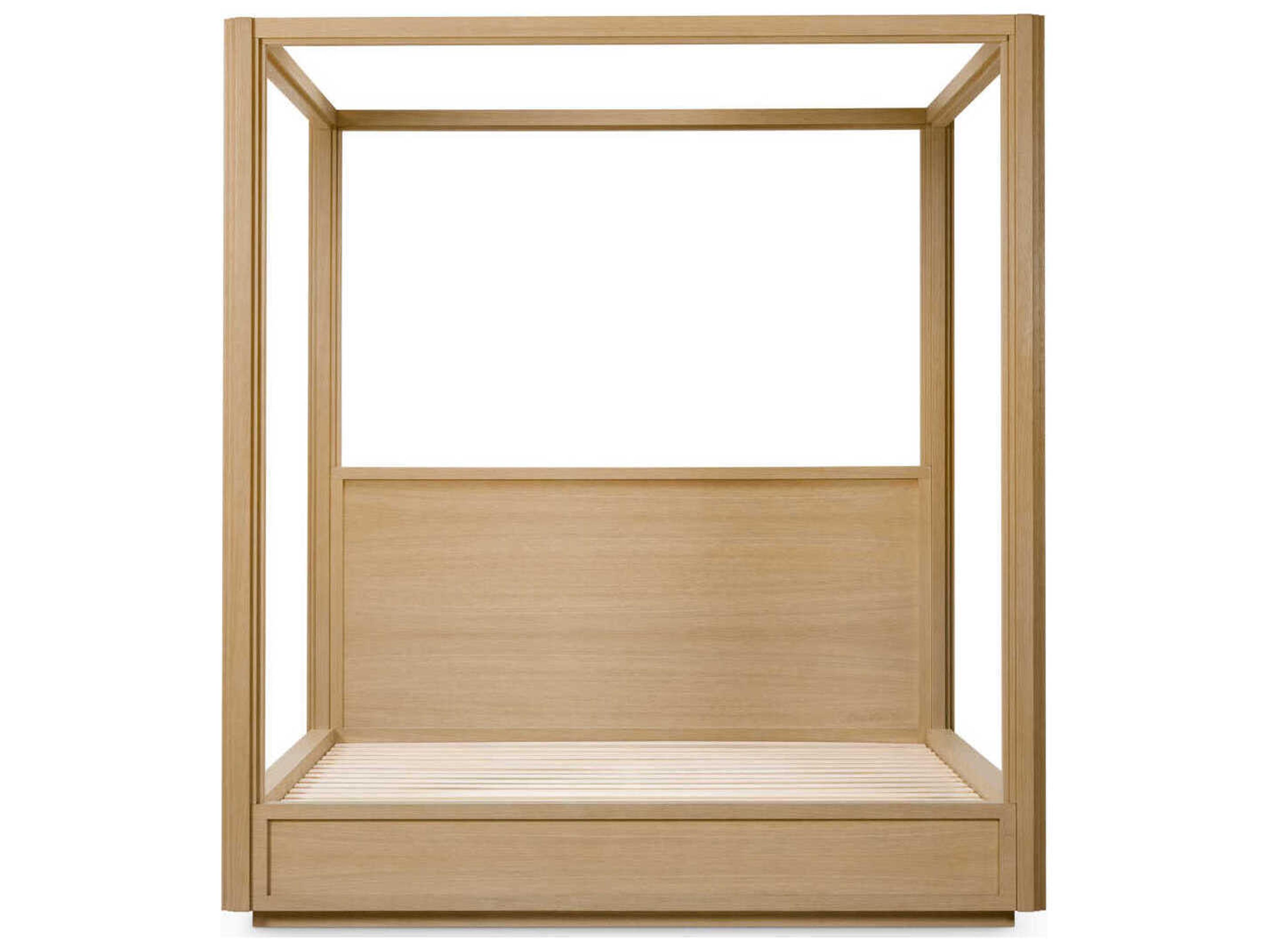 Eichholtz Bed Tribeca King Natural Oak Veneer Size Canopy