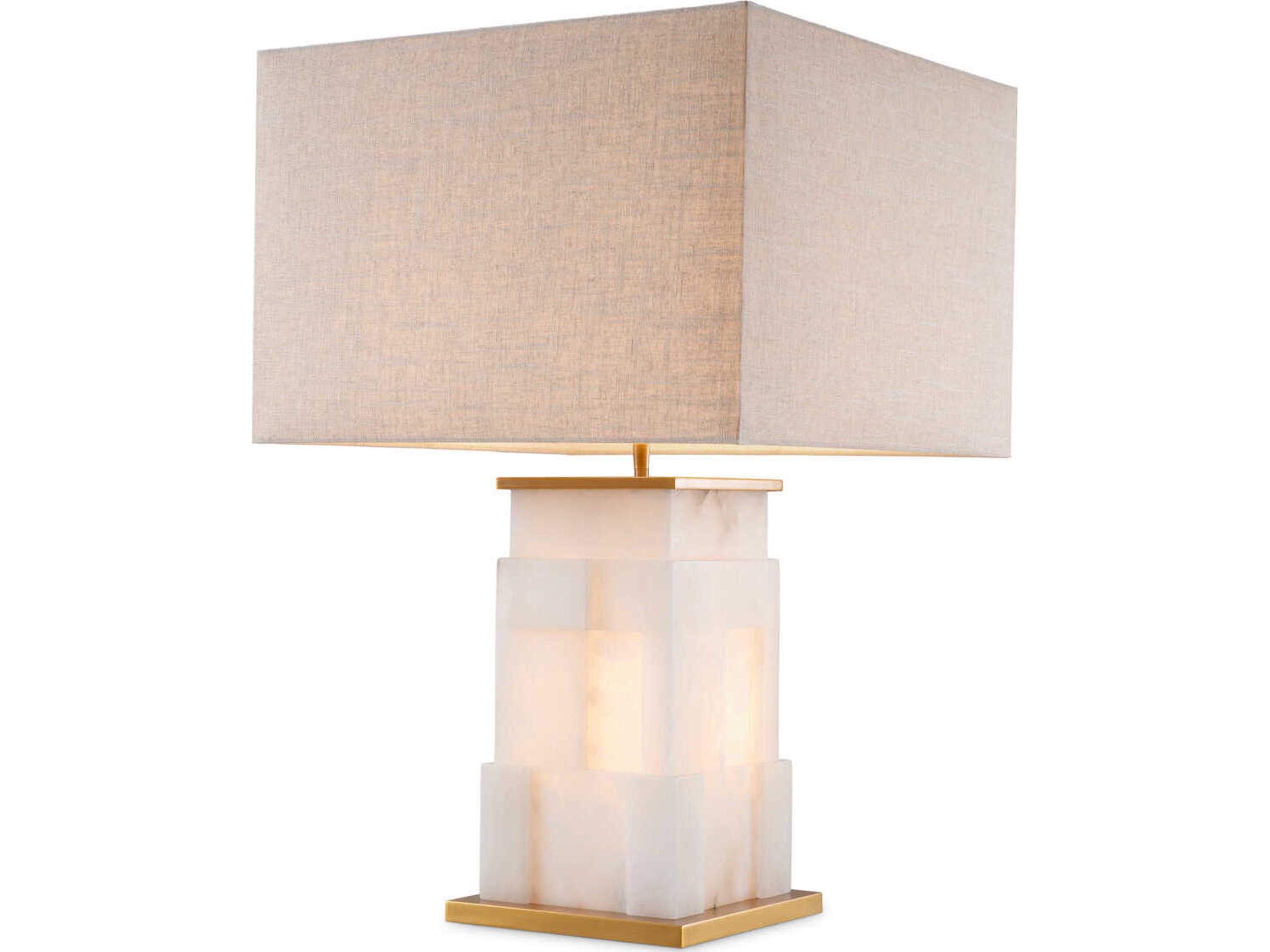 Fabiano Alabaster Incl Shade Table Lamp