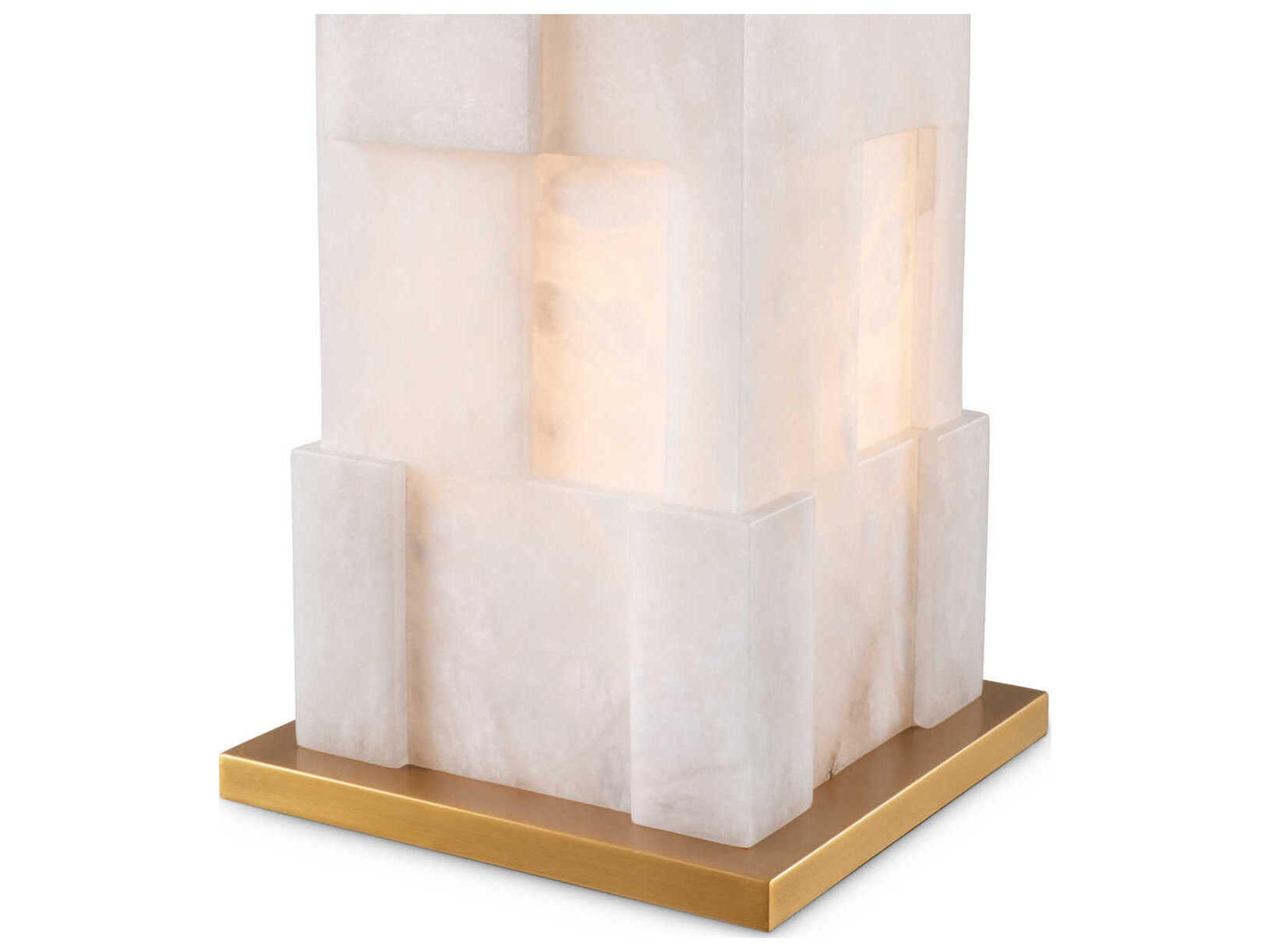 Eichholtz Fabiano Alabaster Incl Shade Table Lamp