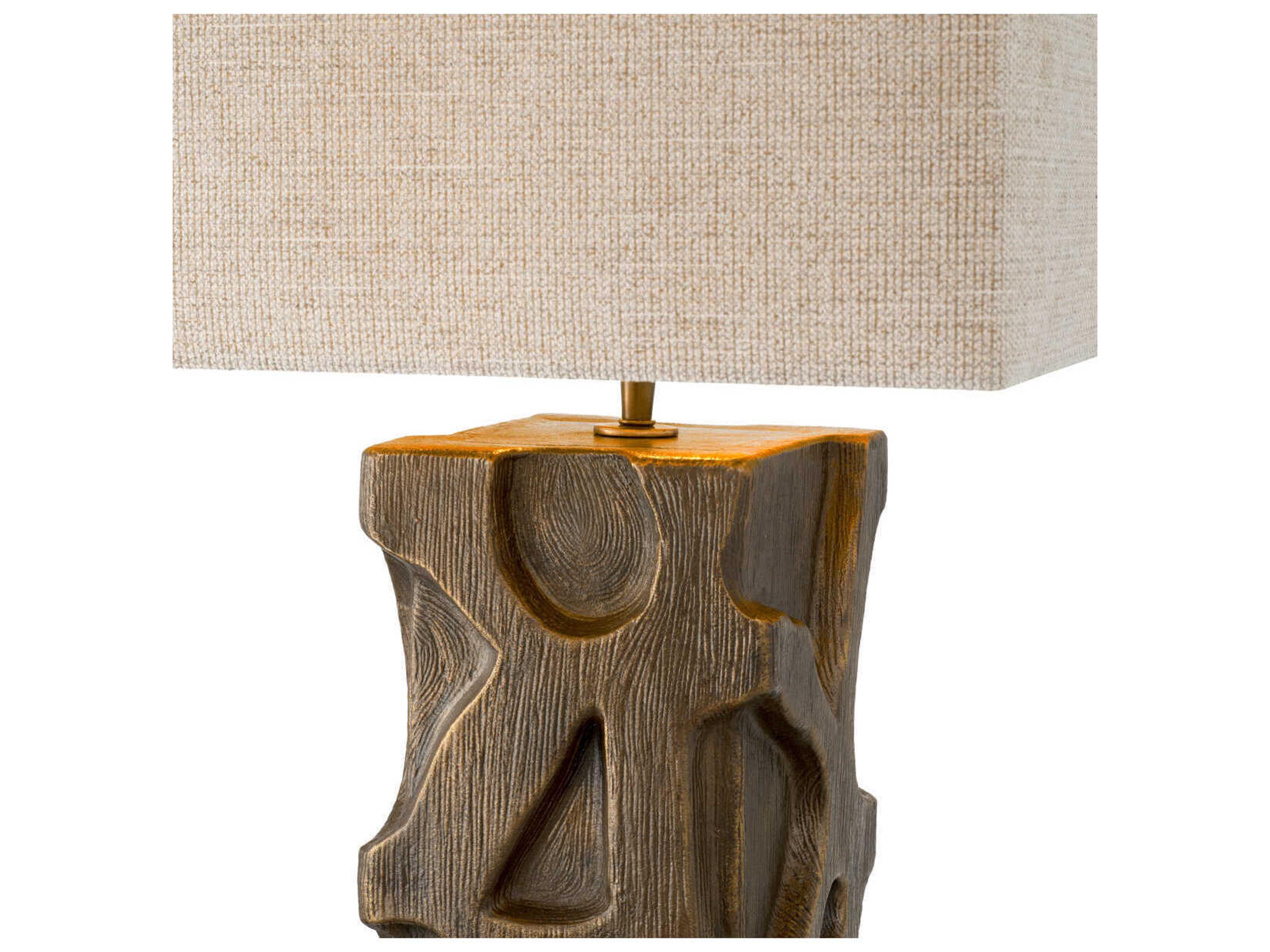 Eichholtz Enzo Vintage Brass Incl Shade Table Lamp