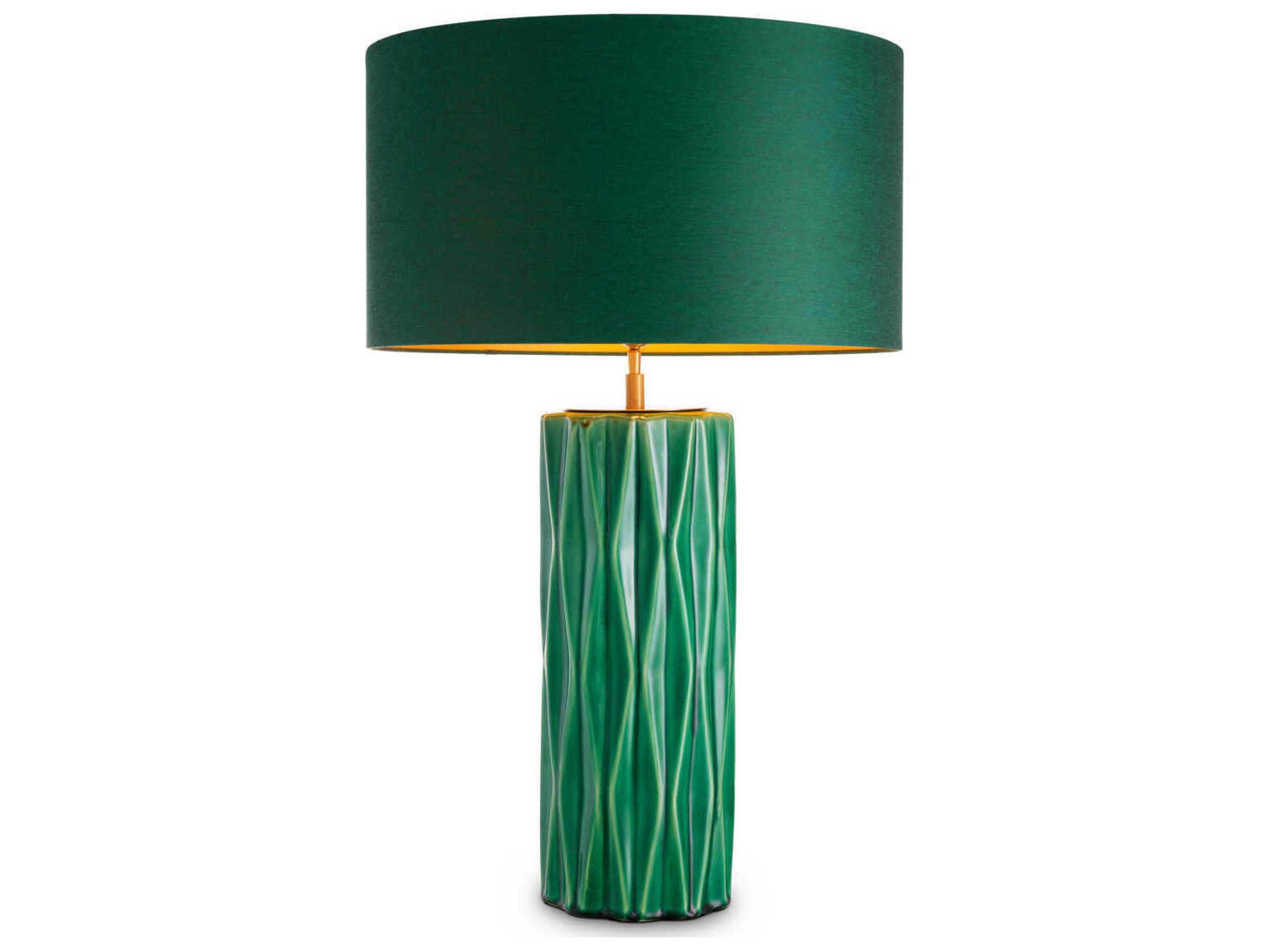 Eichholtz Amarello Green Ceramic Incl Shade Table Lamp