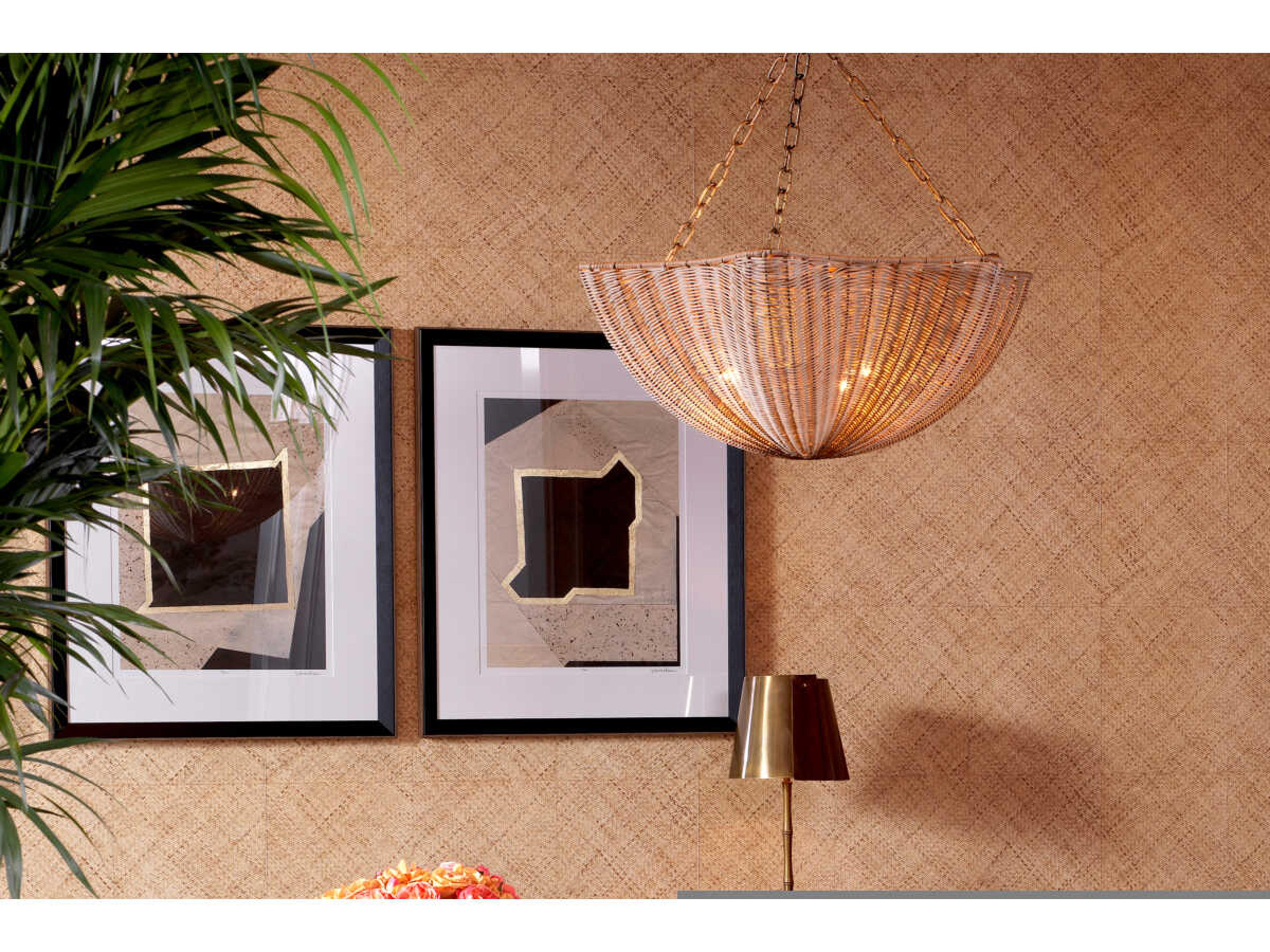 Eichholtz By Set of 2 Print Creased Umber Vanna Lam