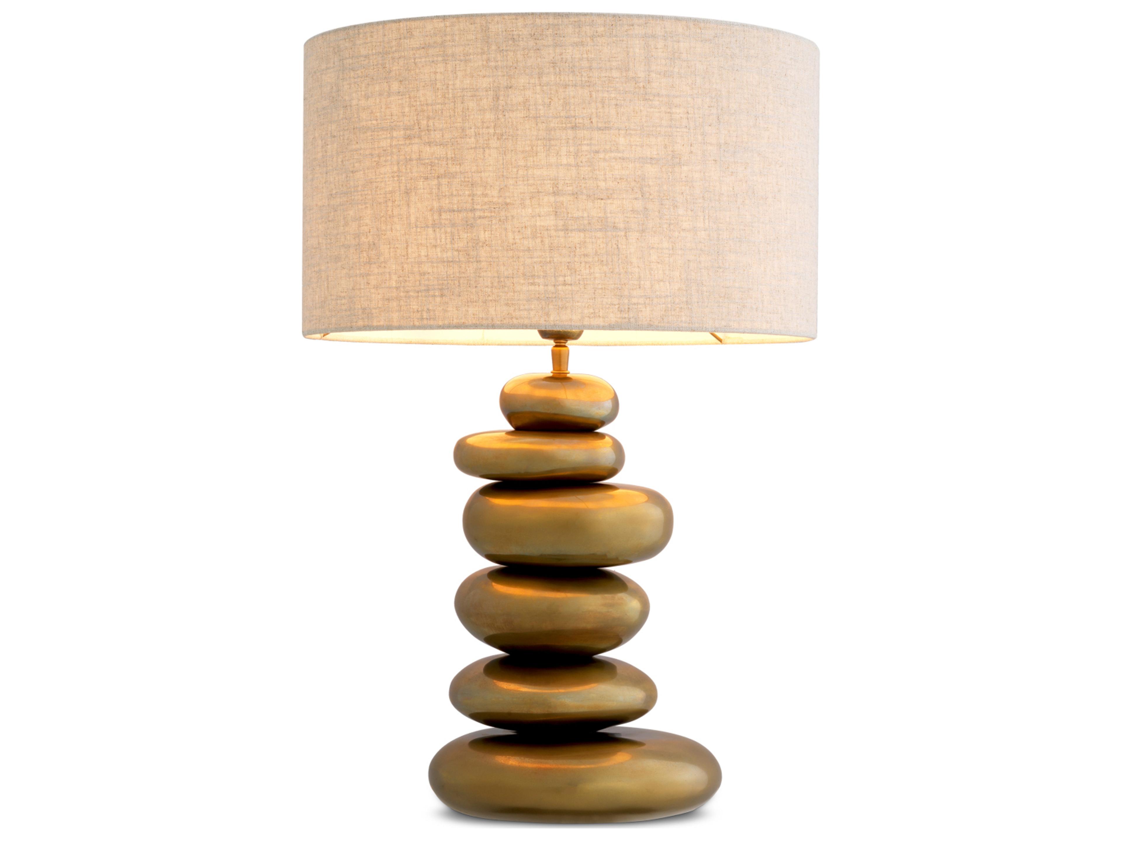 Vintage Brass Buffet Lamp