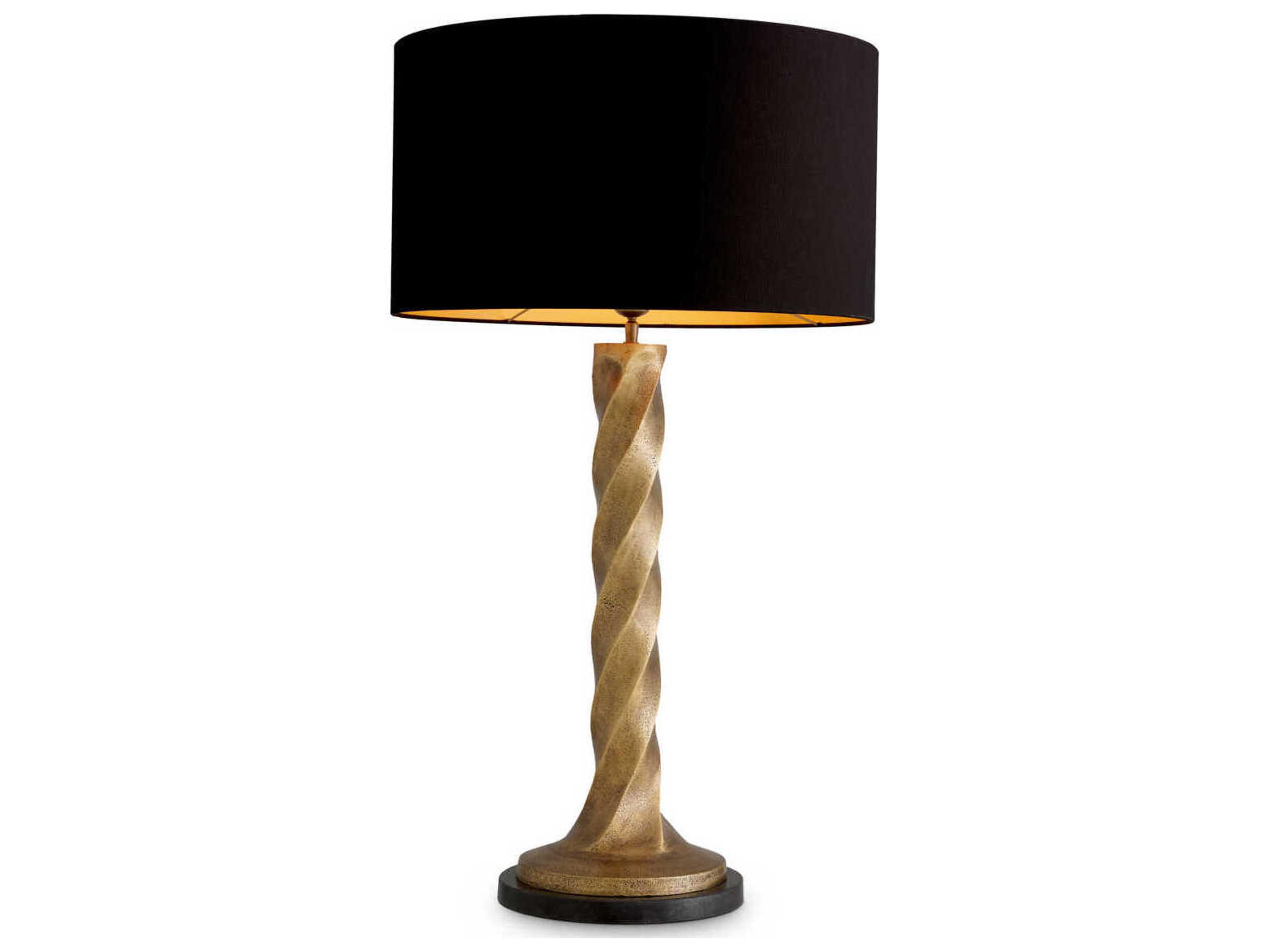 Costanza Vintage Brass Incl Shade Table Lamp