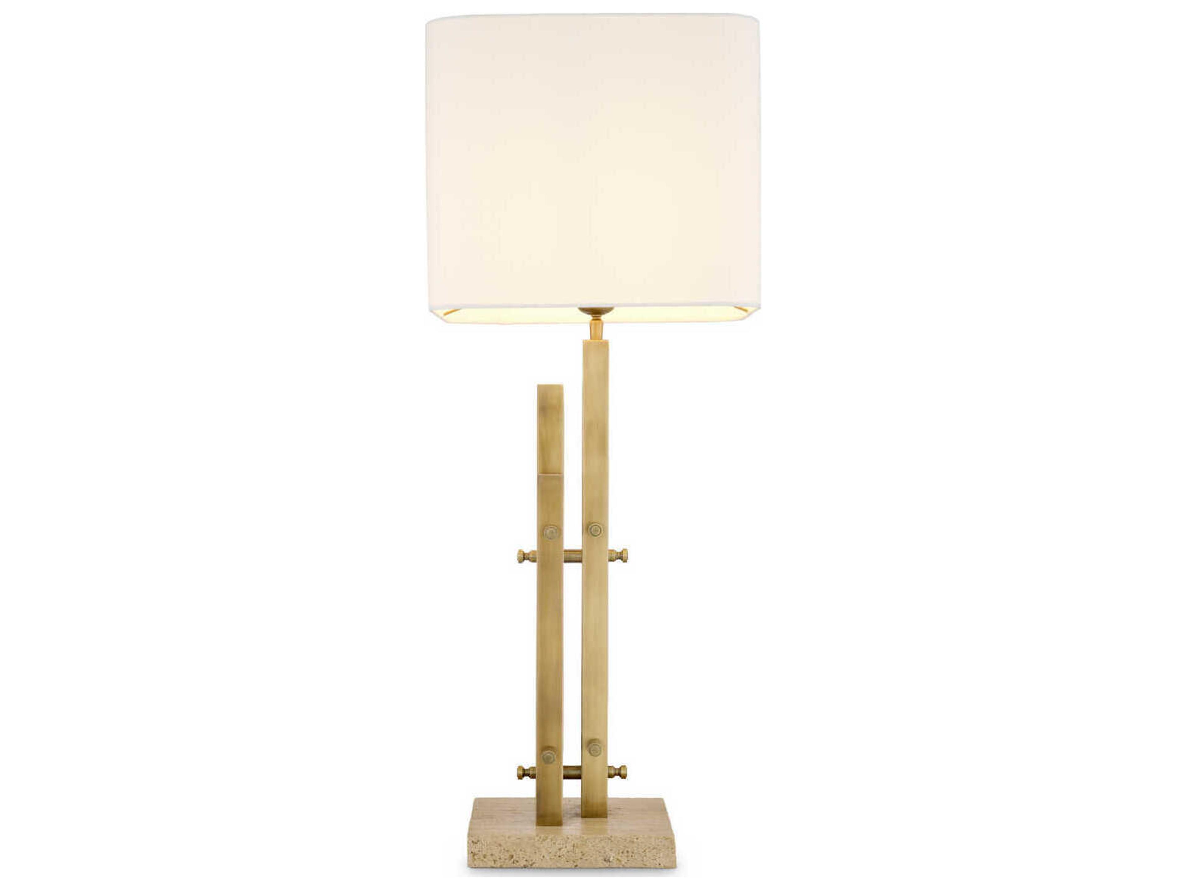 Eichholtz Destino Vintage Brass Incl Shade Table Lamp