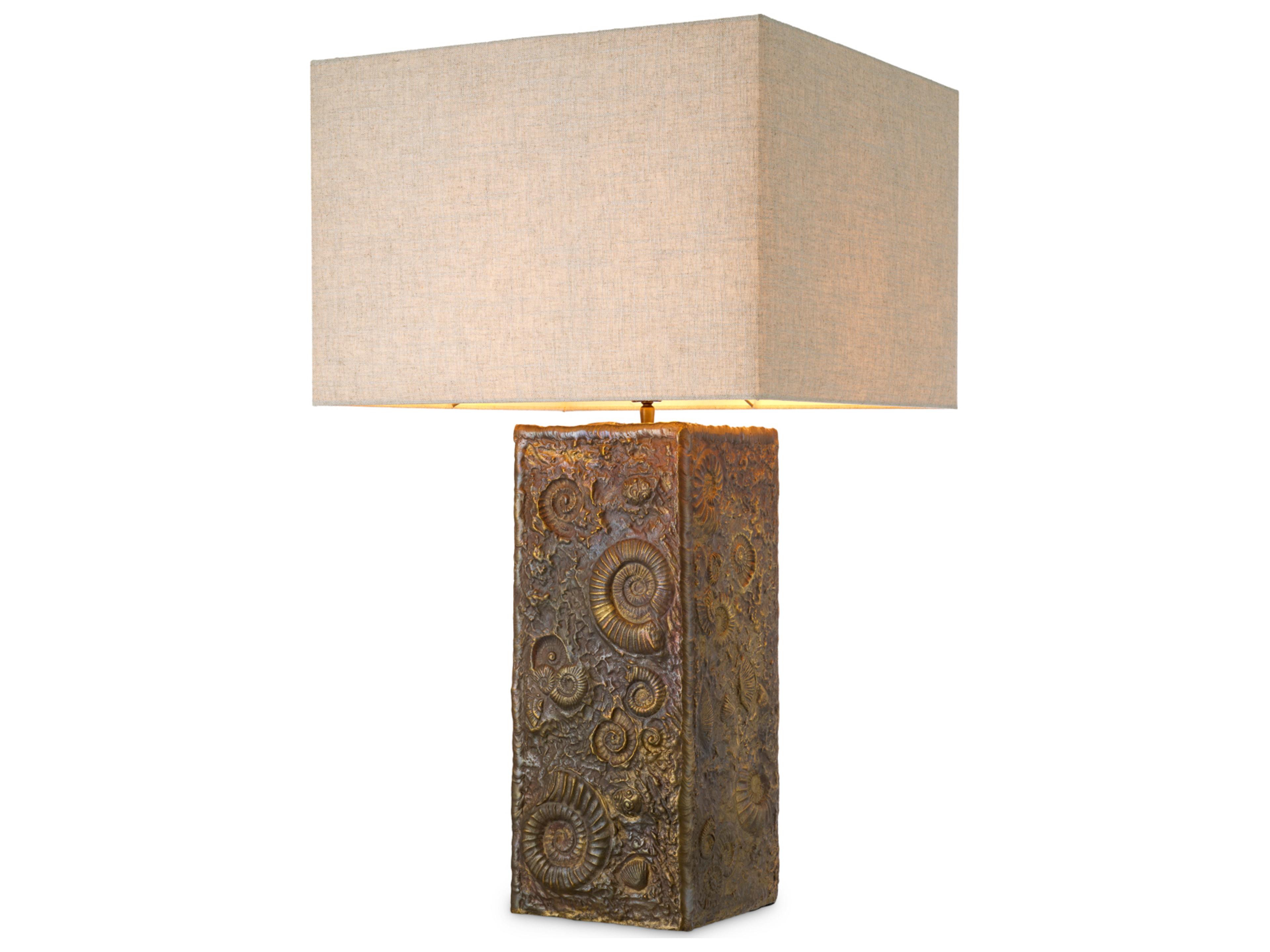 Vintage Brass Buffet Lamp