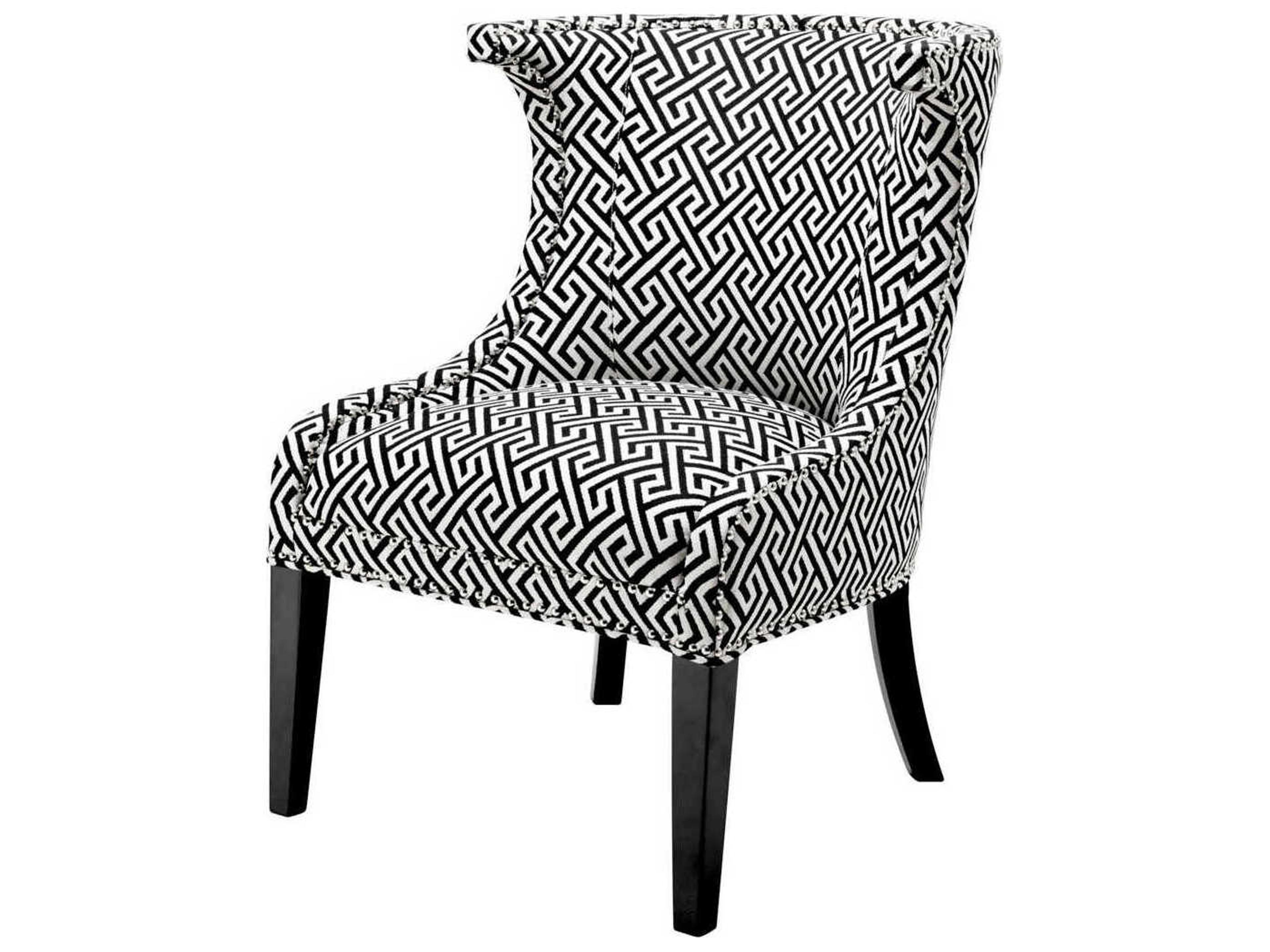 Elson Black Accent Chair