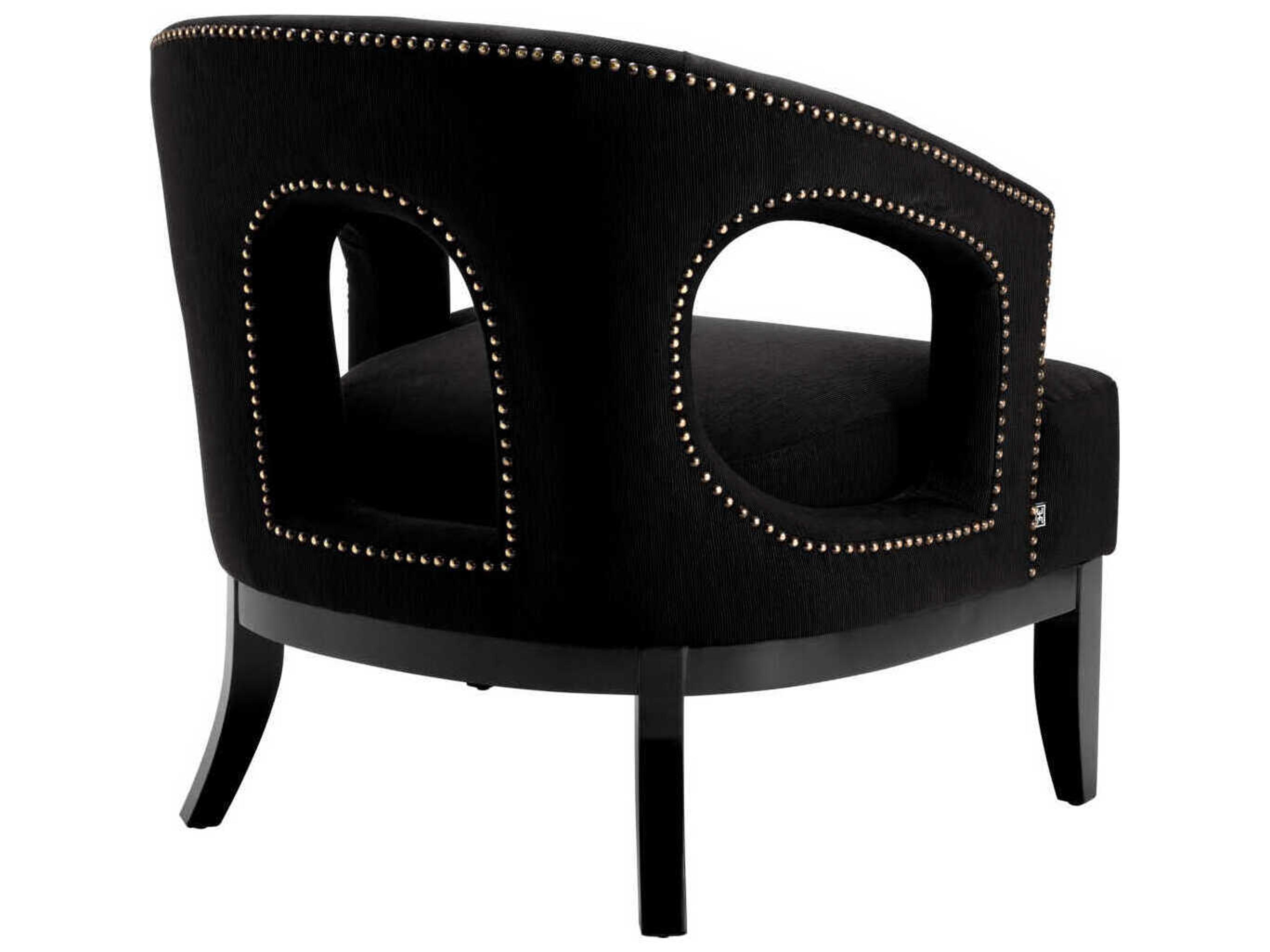 Eichholtz Adam Black Accent Chair