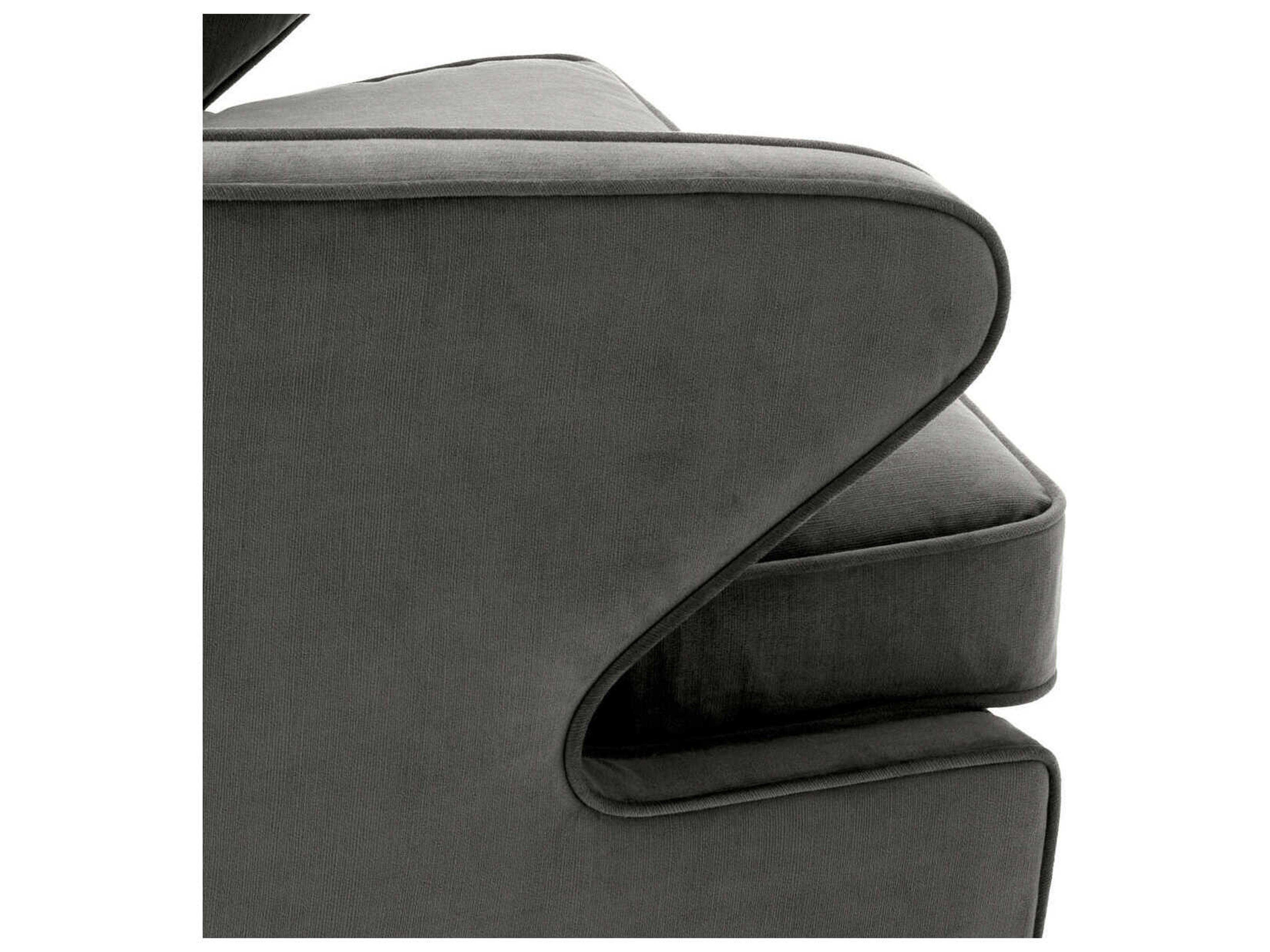 Eichholtz Dorset Swivel Gray Accent Chair