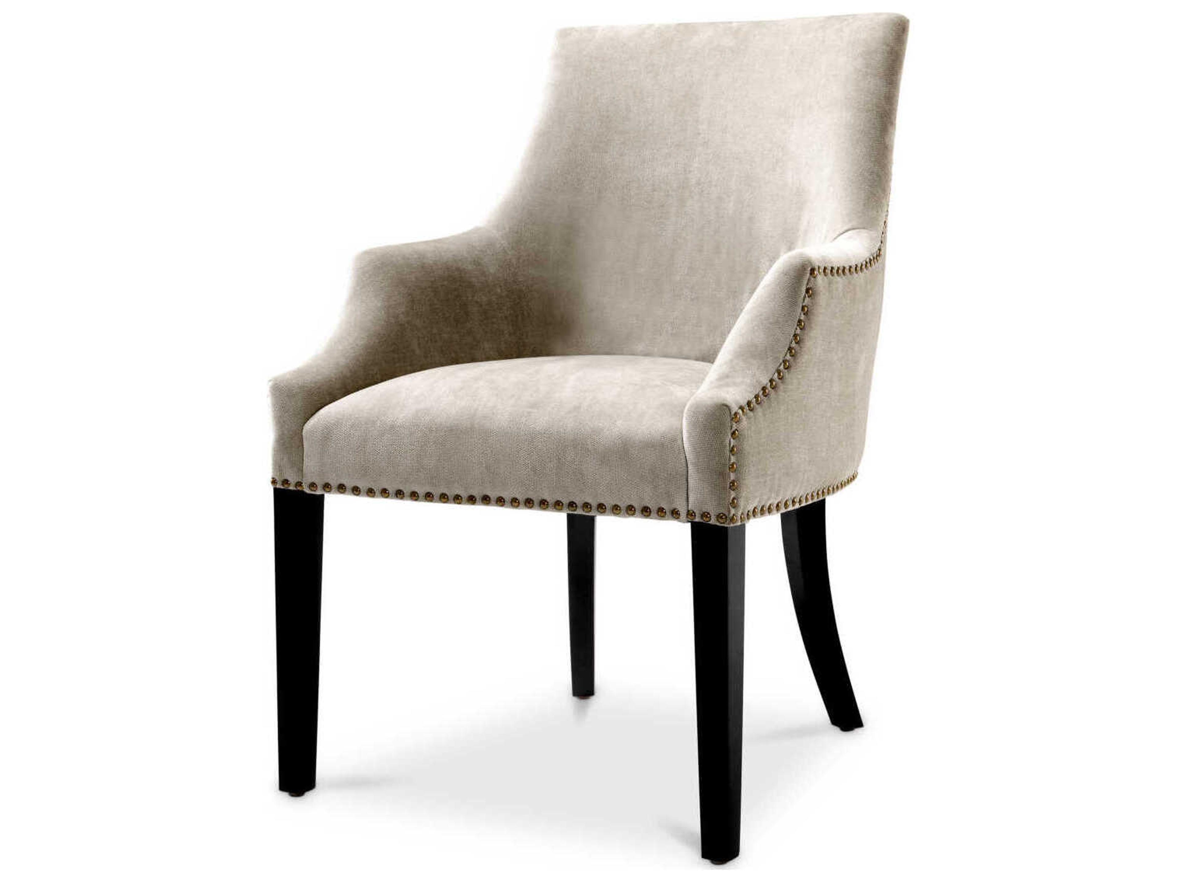 Legacy Black Upholstered Arm Dining Chair