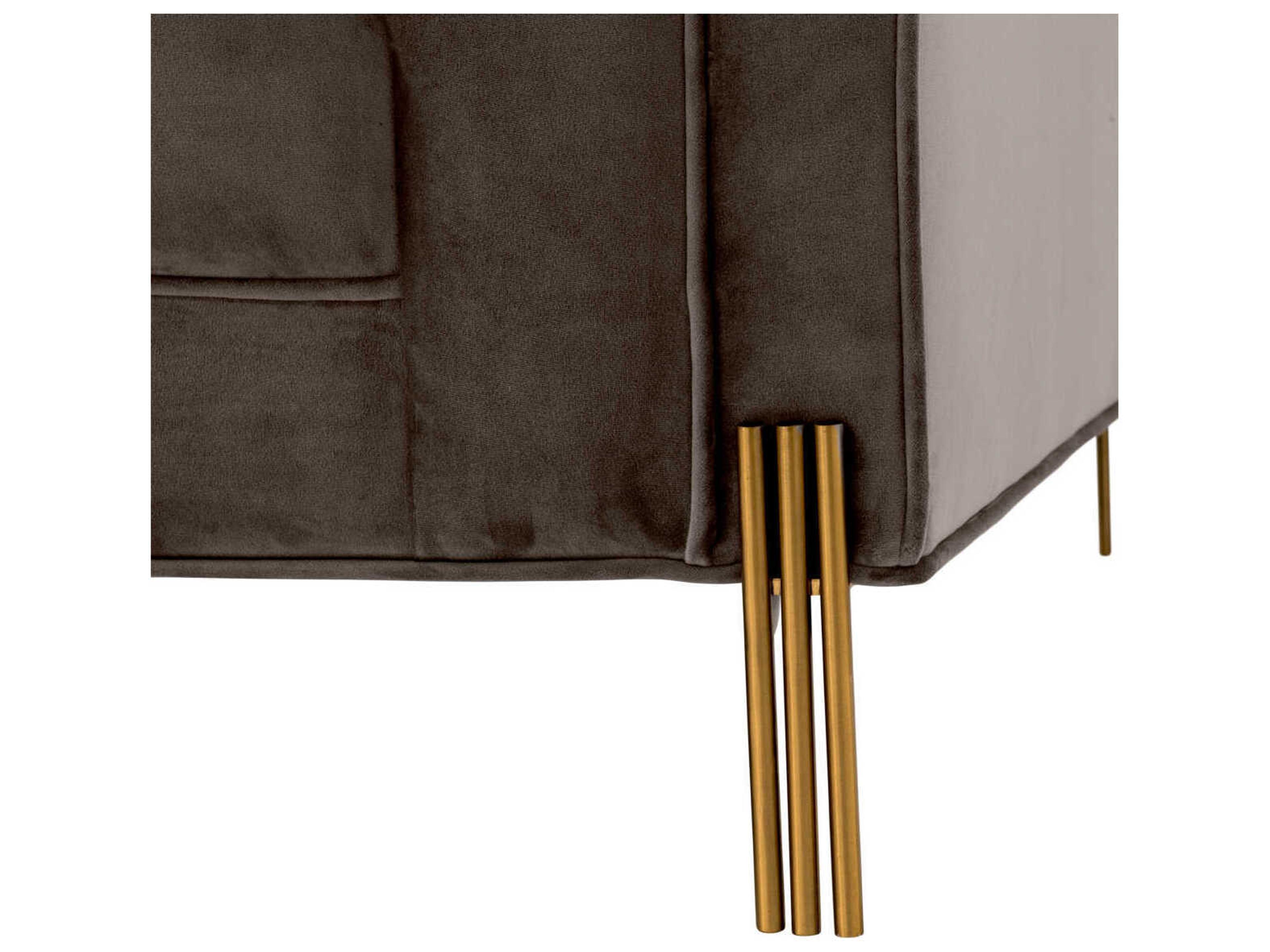 Eichholtz Sienna Gray Velvet Accent Chair