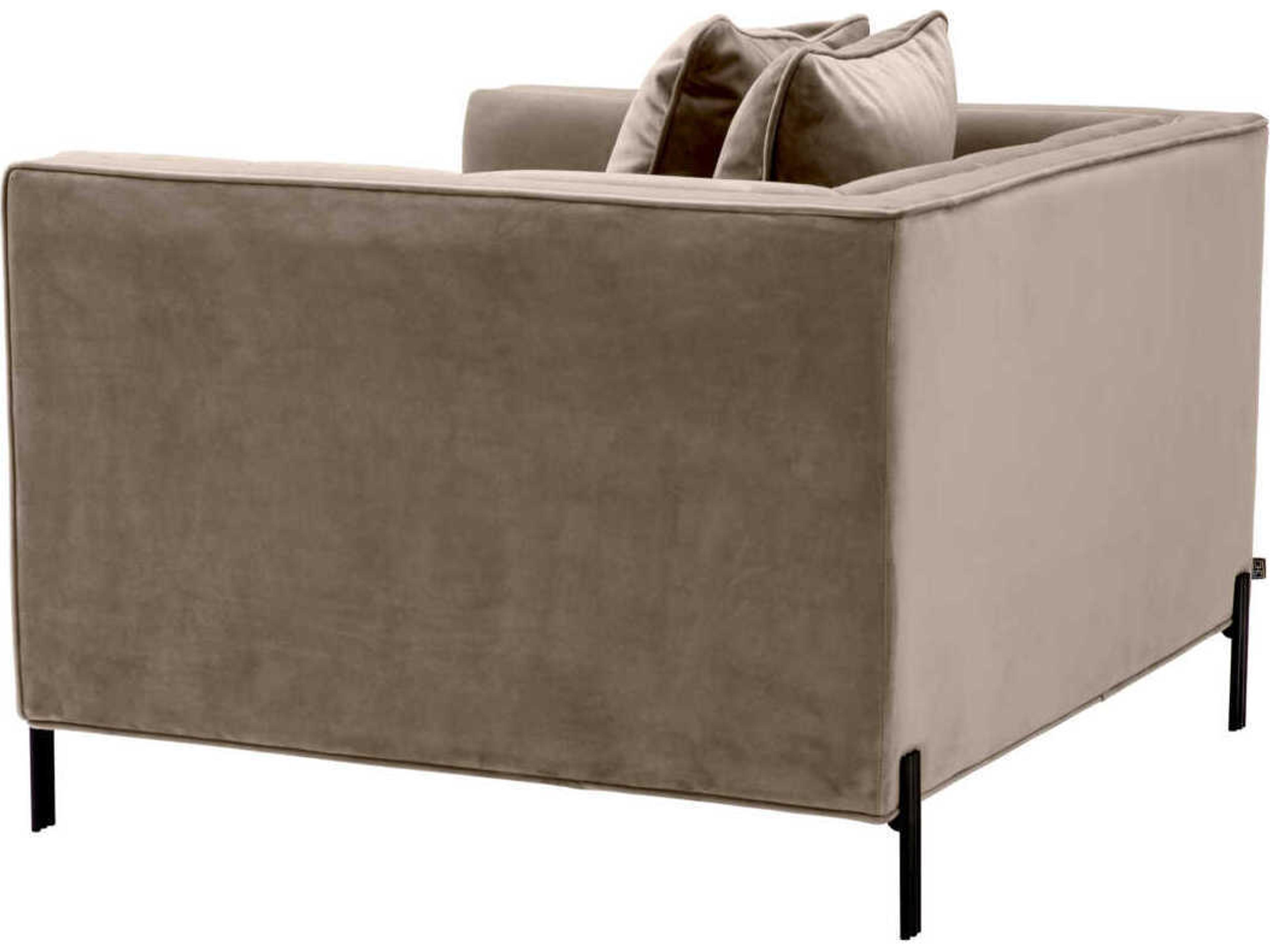 Eichholtz Sienna Beige Velvet Club Chair