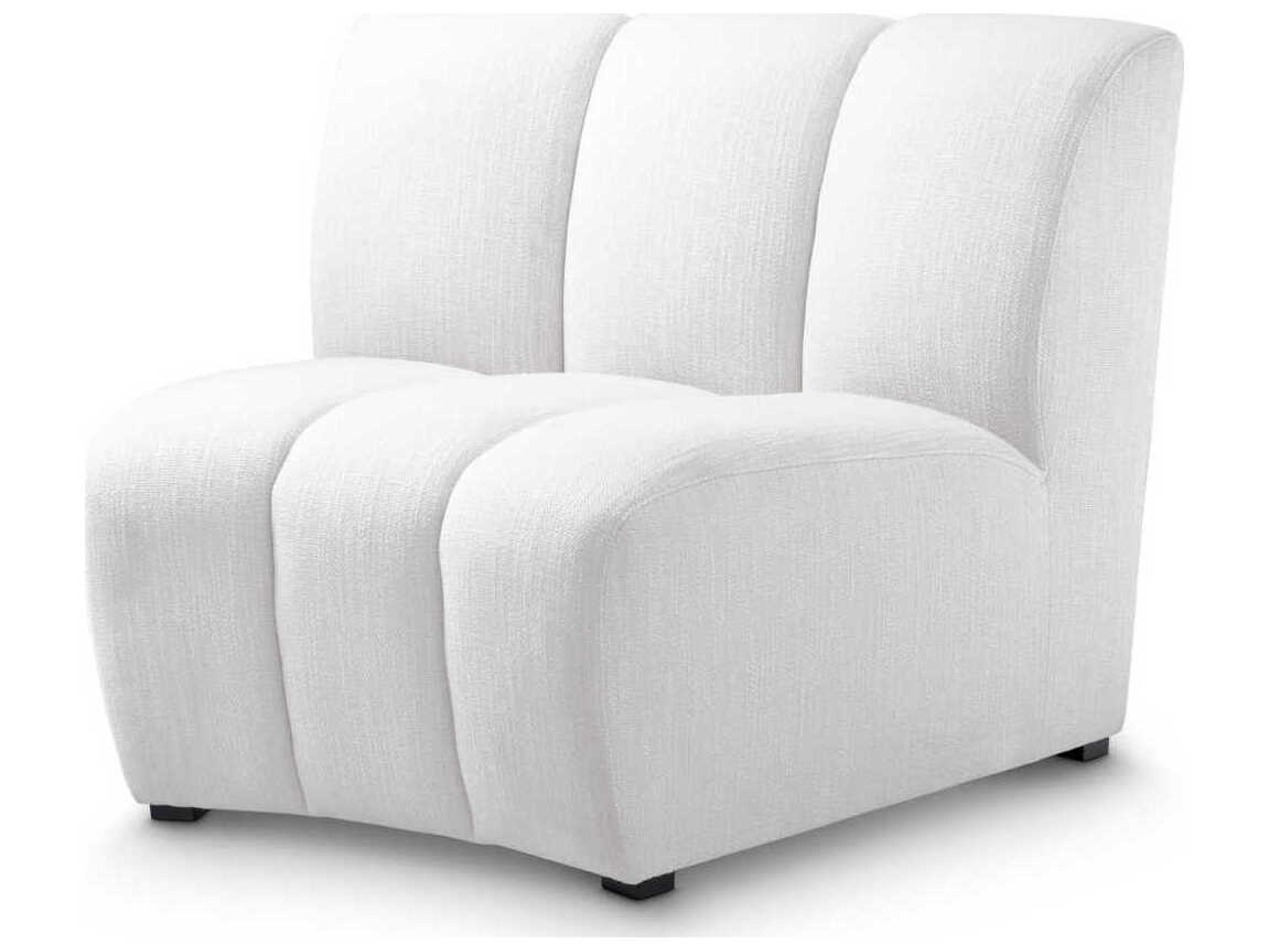Lando Modular Sofa in Avalon White Velvet