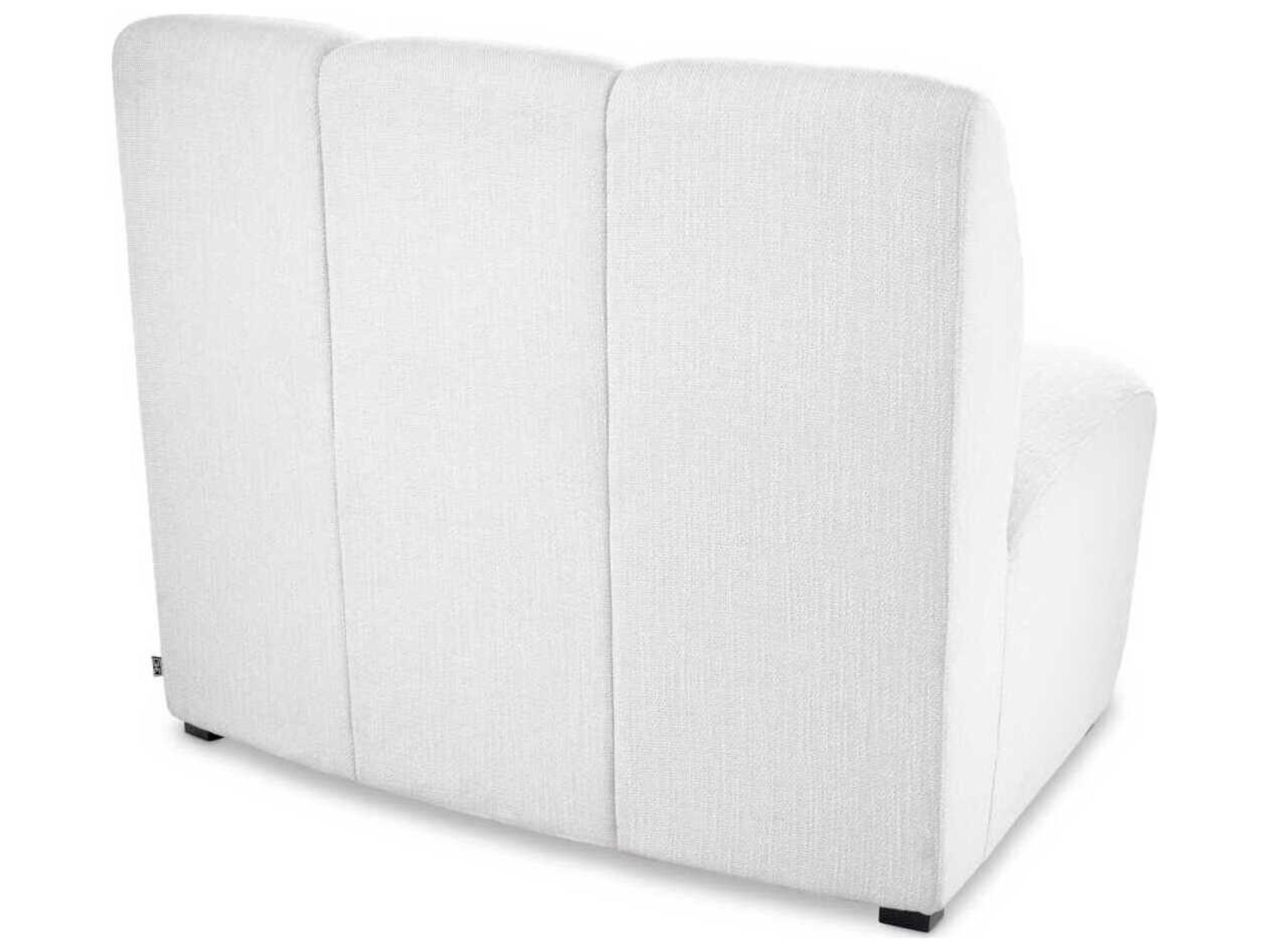 Eichholtz Lando Avalon White Black Feet Upholstered Modular