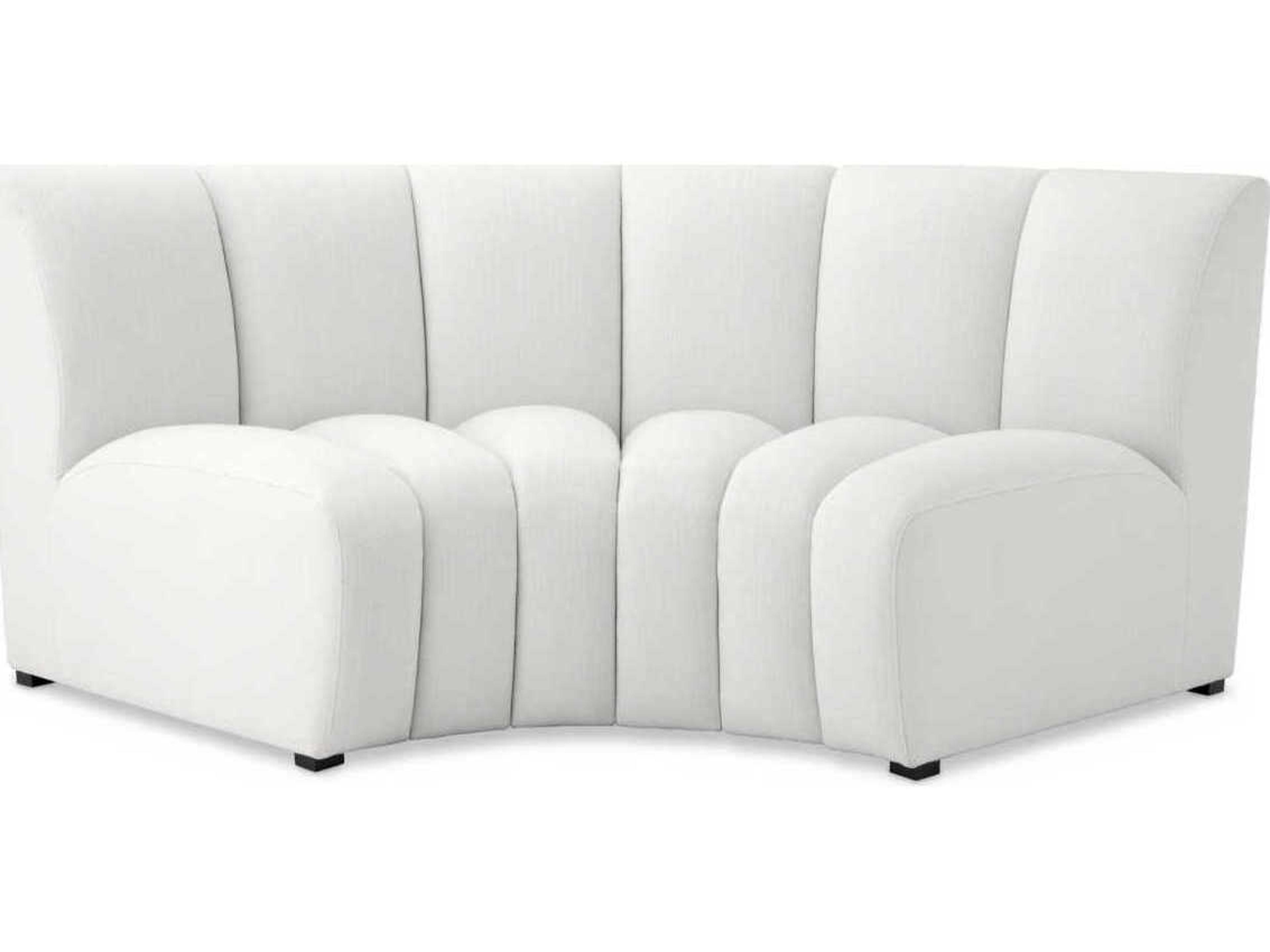Eichholtz Lando Avalon White Black Feet Upholstered Modular