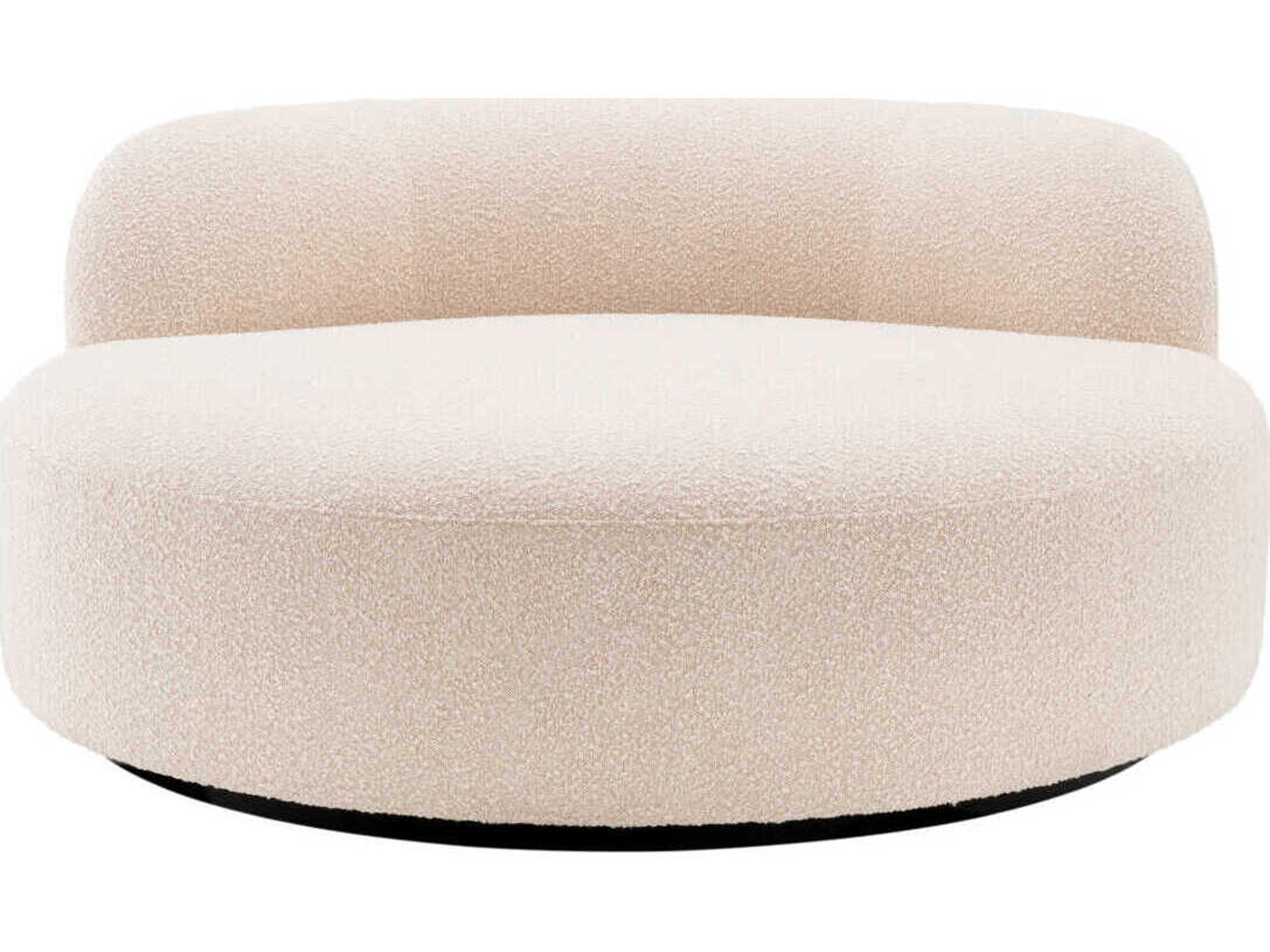 Eichholtz Bjorn Boucle Cream Black Base Upholstered Sofa