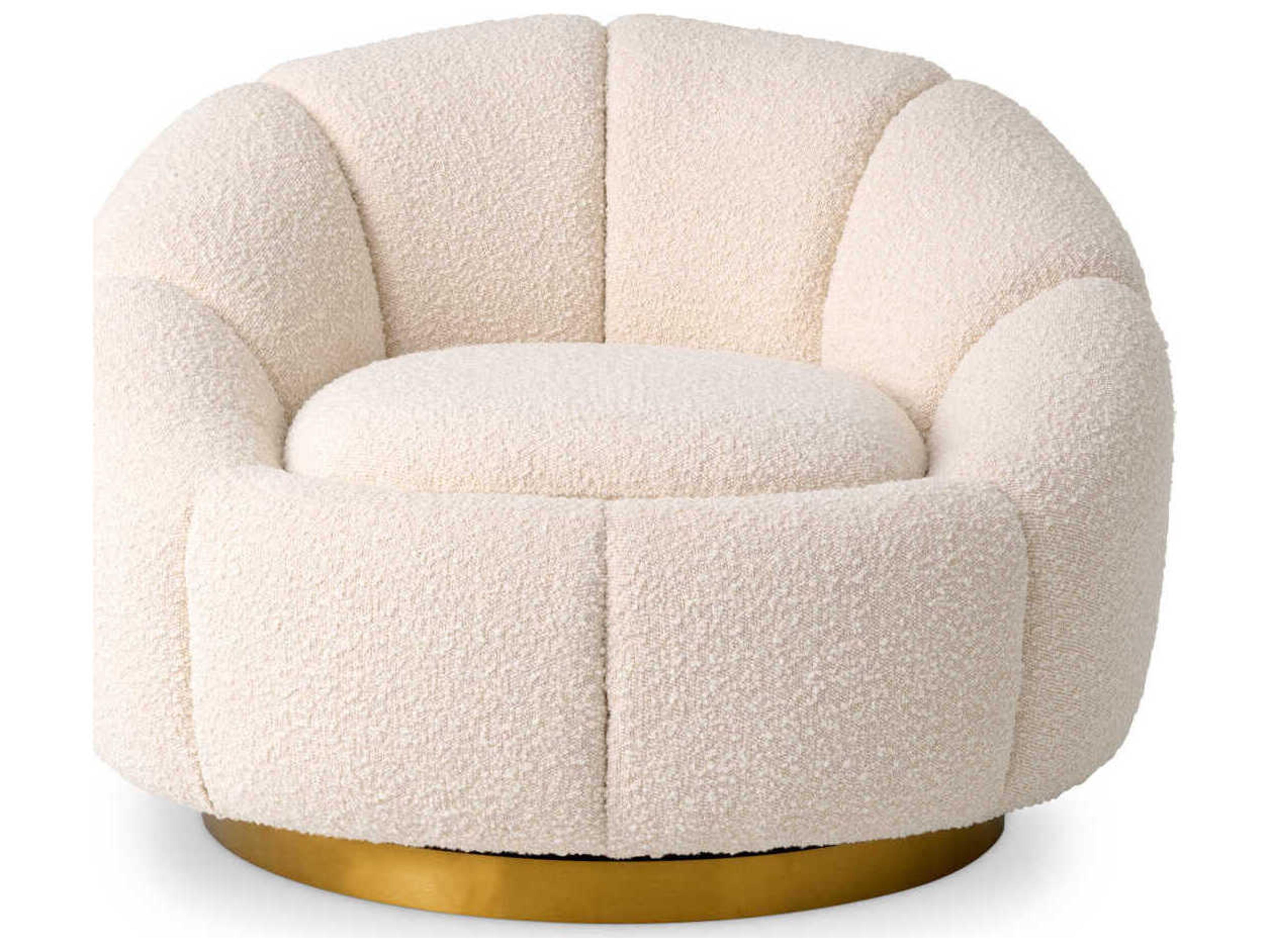 Eichholtz Inger Swivel Cream Accent Chair