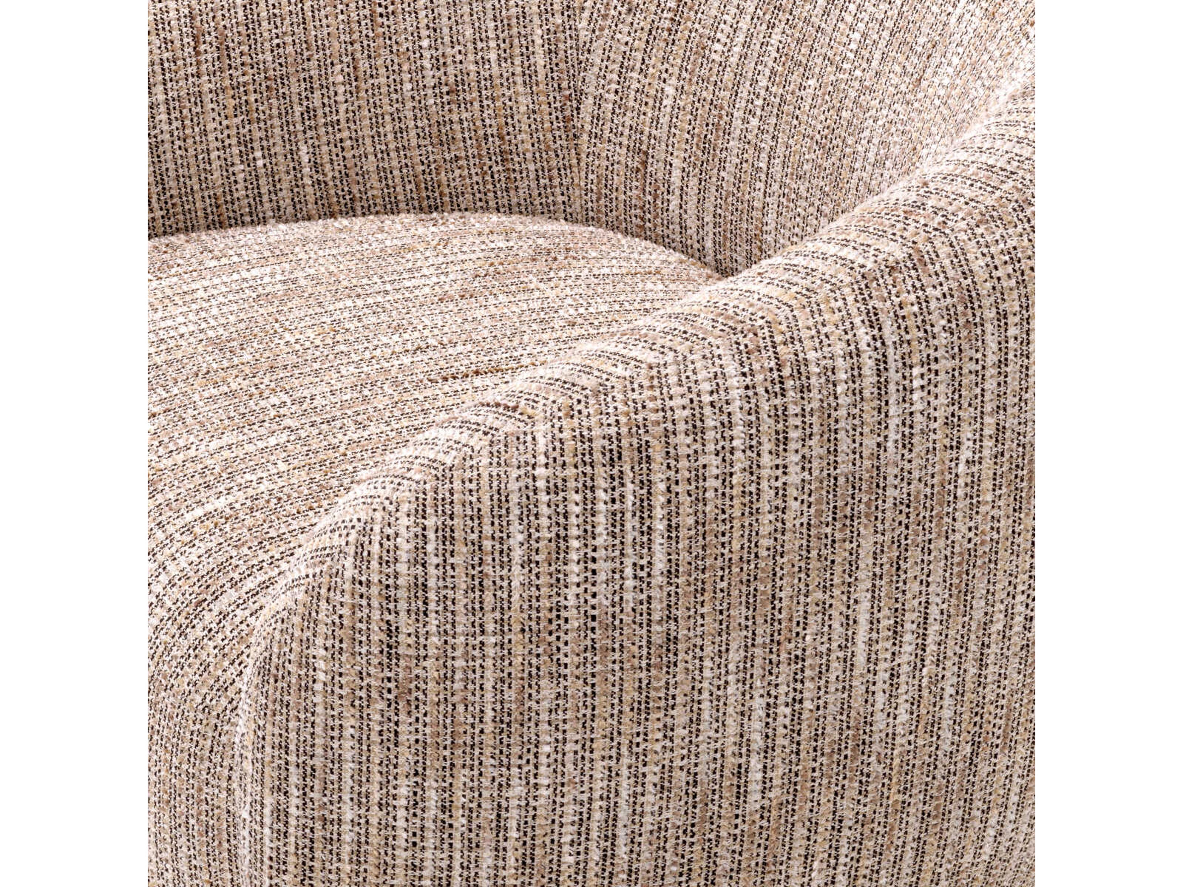Eichholtz Brice Swivel Beige Accent Chair