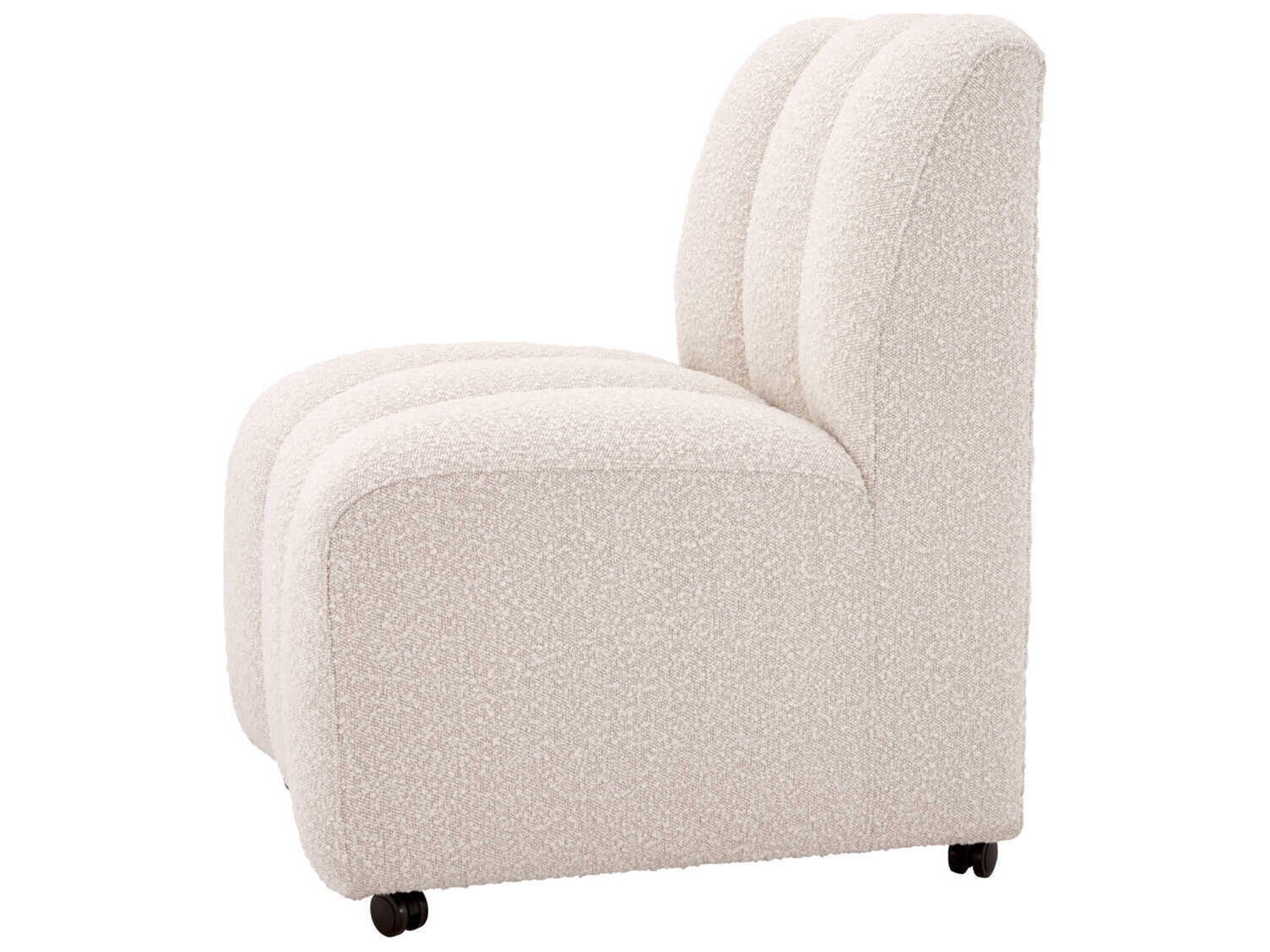 Eichholtz Kelly Beige Upholstered Armless Dining Chair