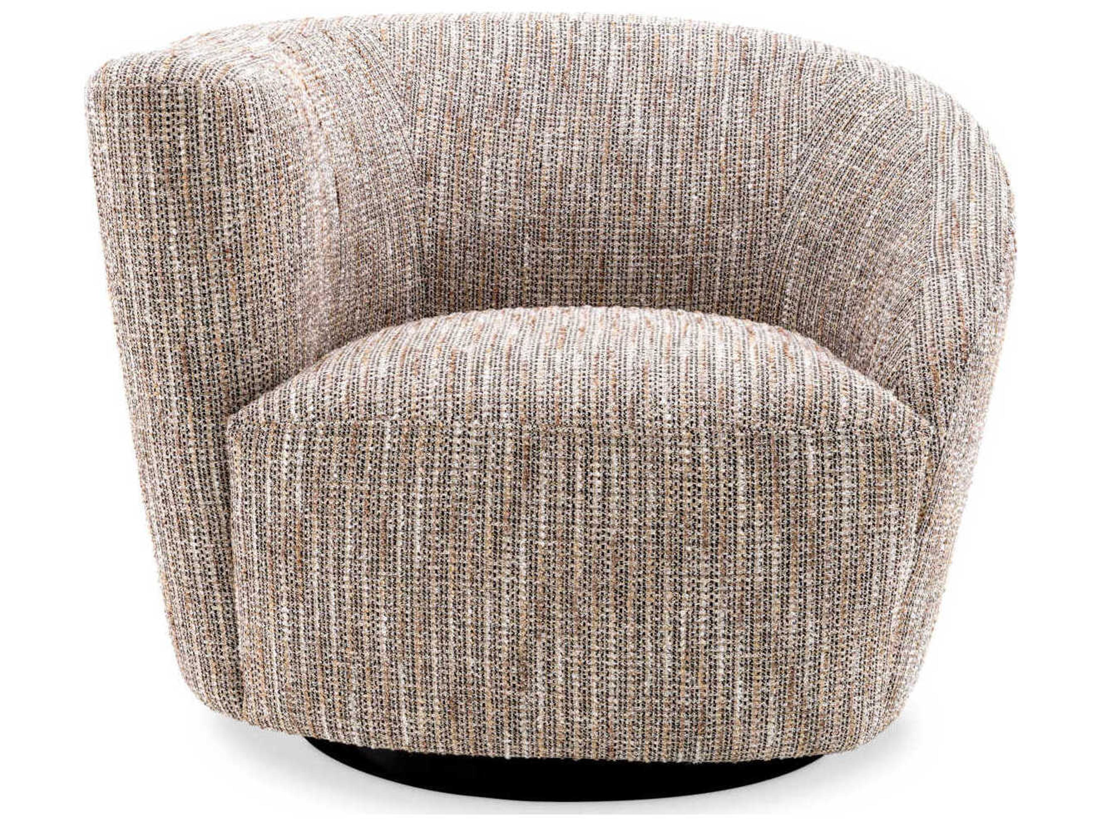 Eichholtz Colin Swivel Beige Accent Chair