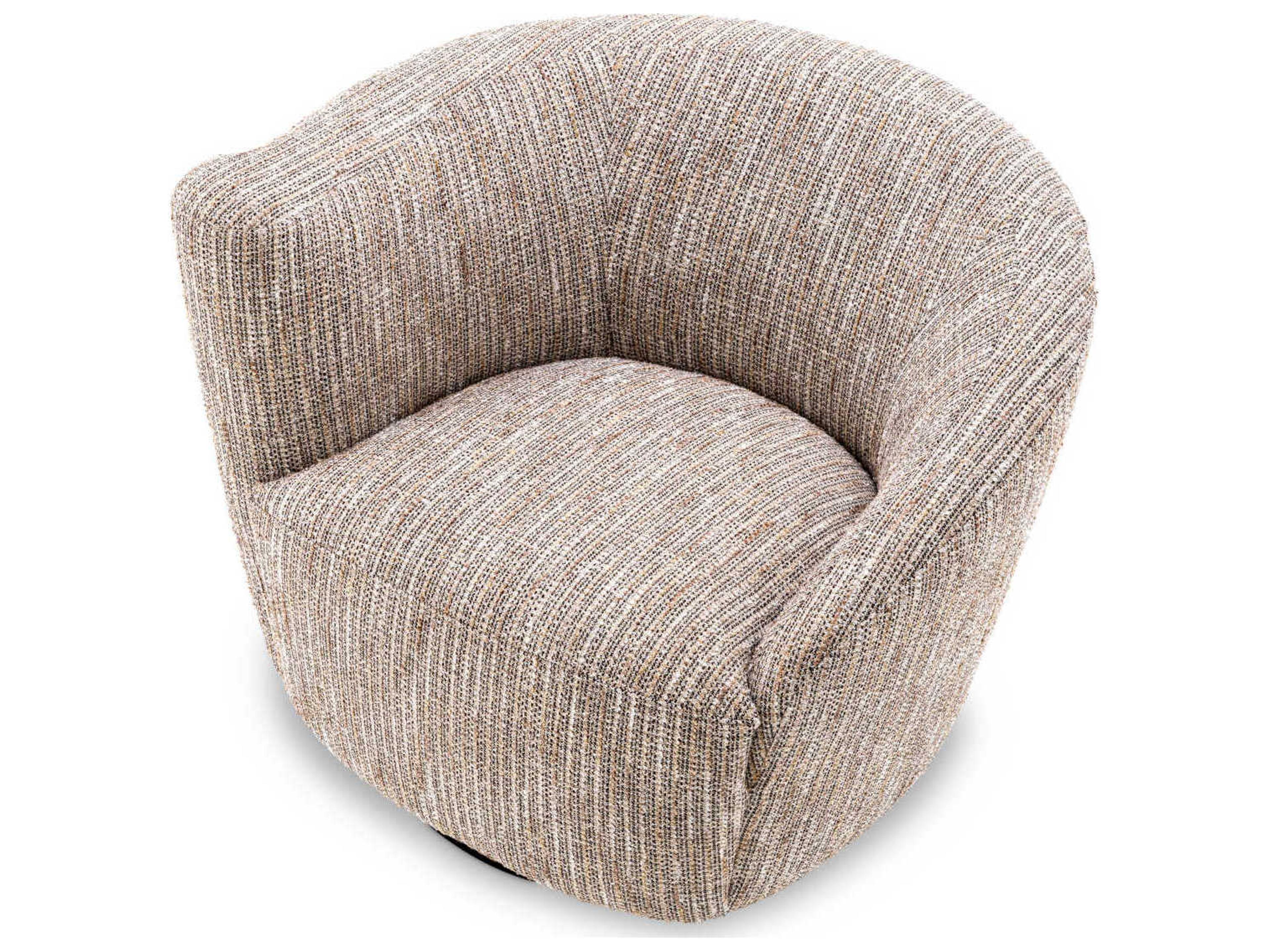 Eichholtz Colin Swivel Beige Accent Chair