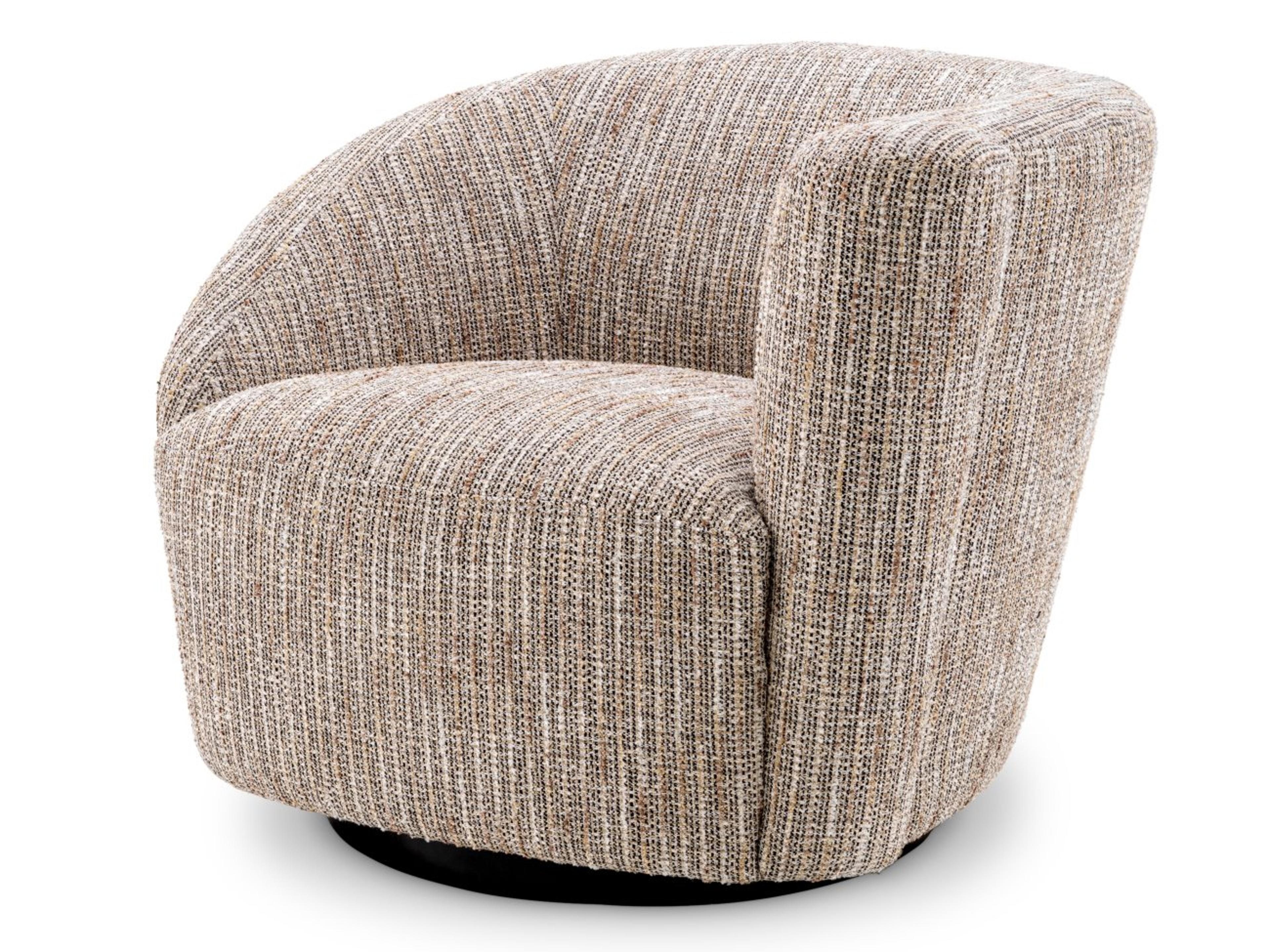 Colin Swivel Chair Asymmetrical Modern