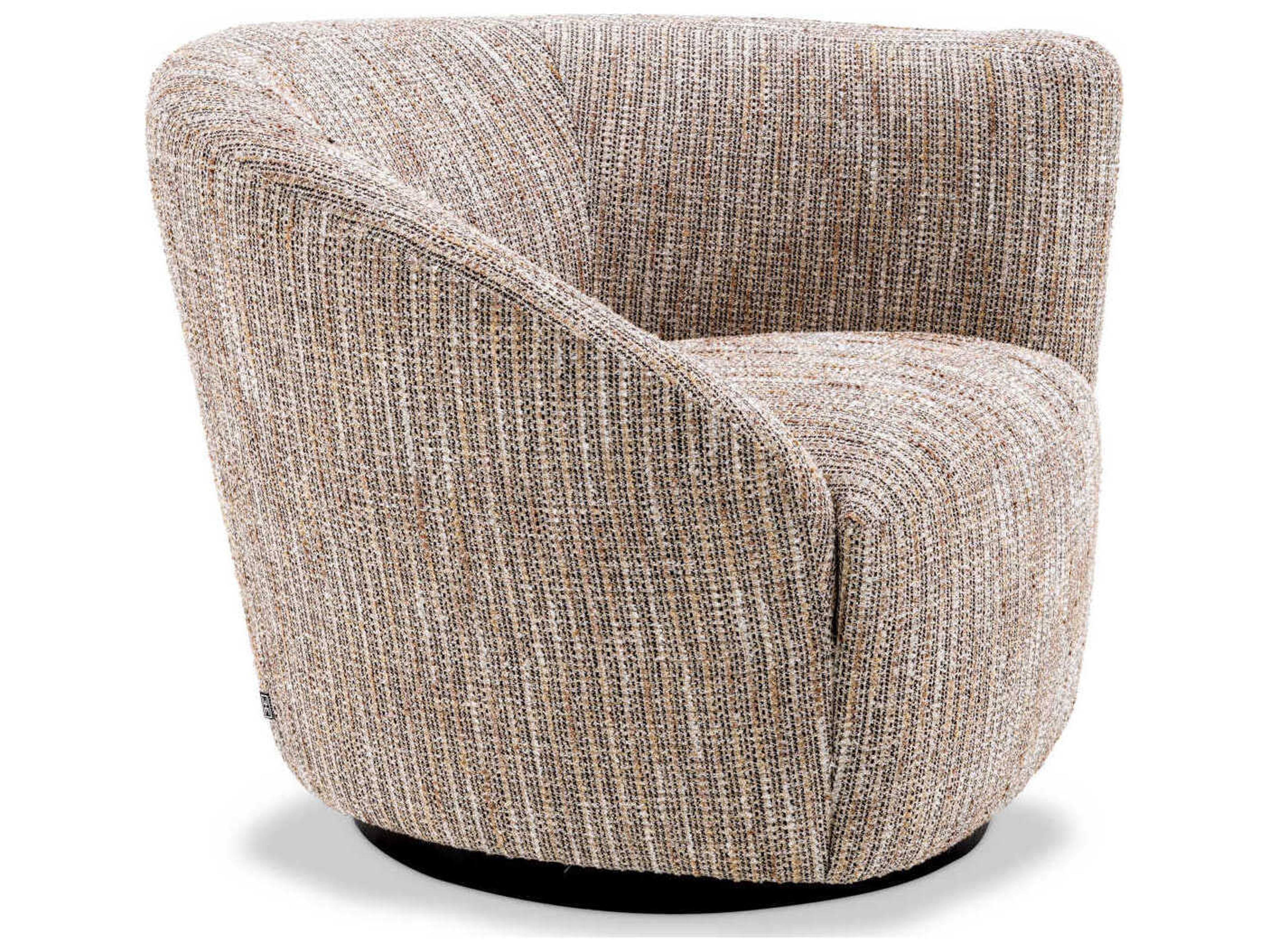 Eichholtz Colin Swivel Beige Accent Chair